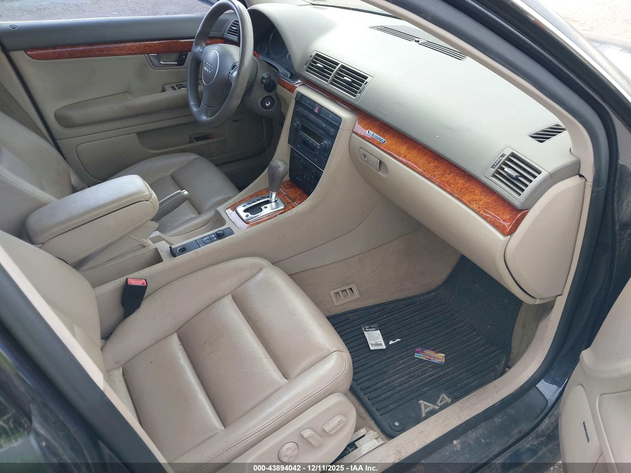 2002 Audi A4 3.0 Dark Blue vin: WAULT68E82A222609