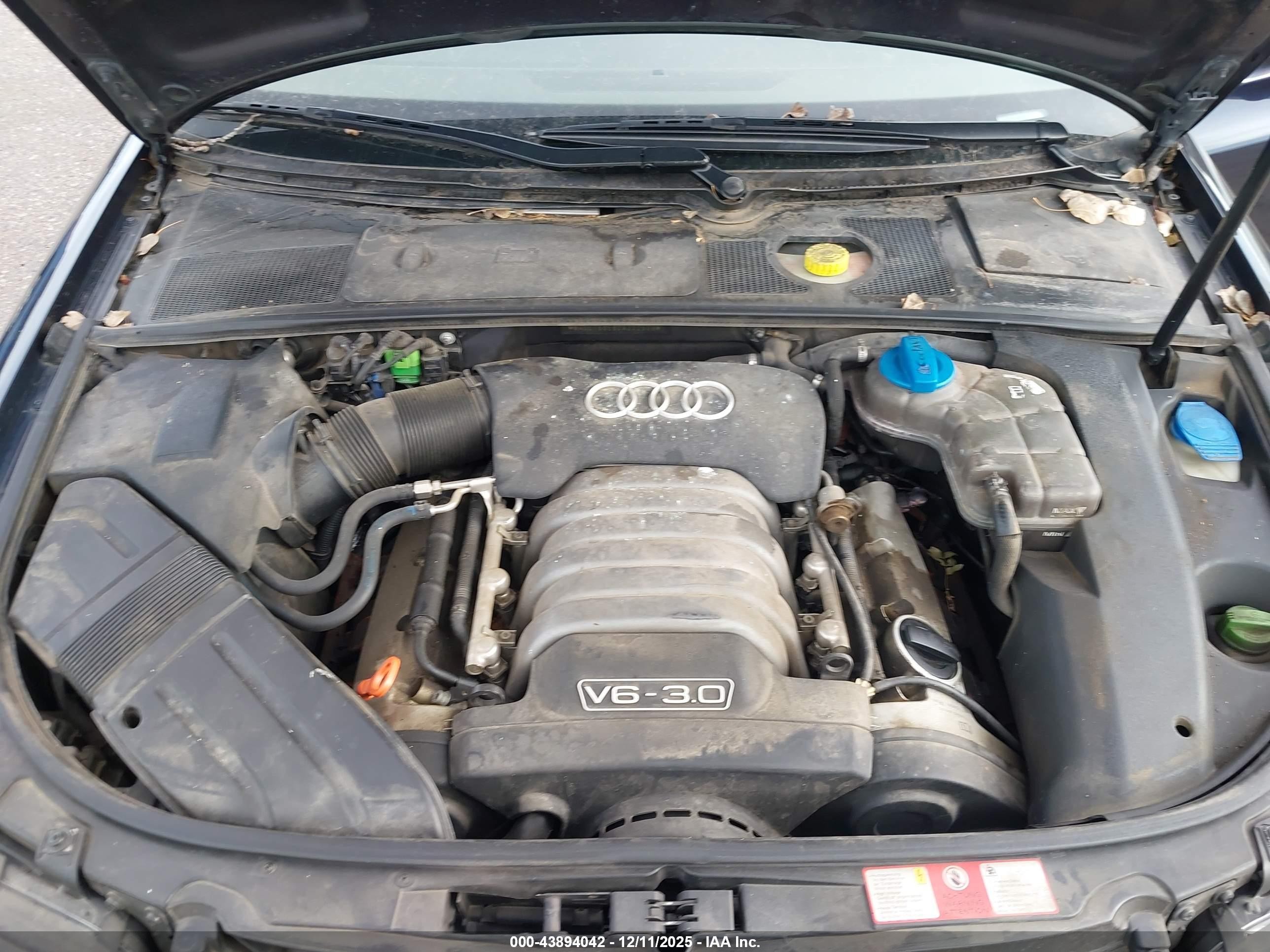 2002 Audi A4 3.0 Dark Blue vin: WAULT68E82A222609