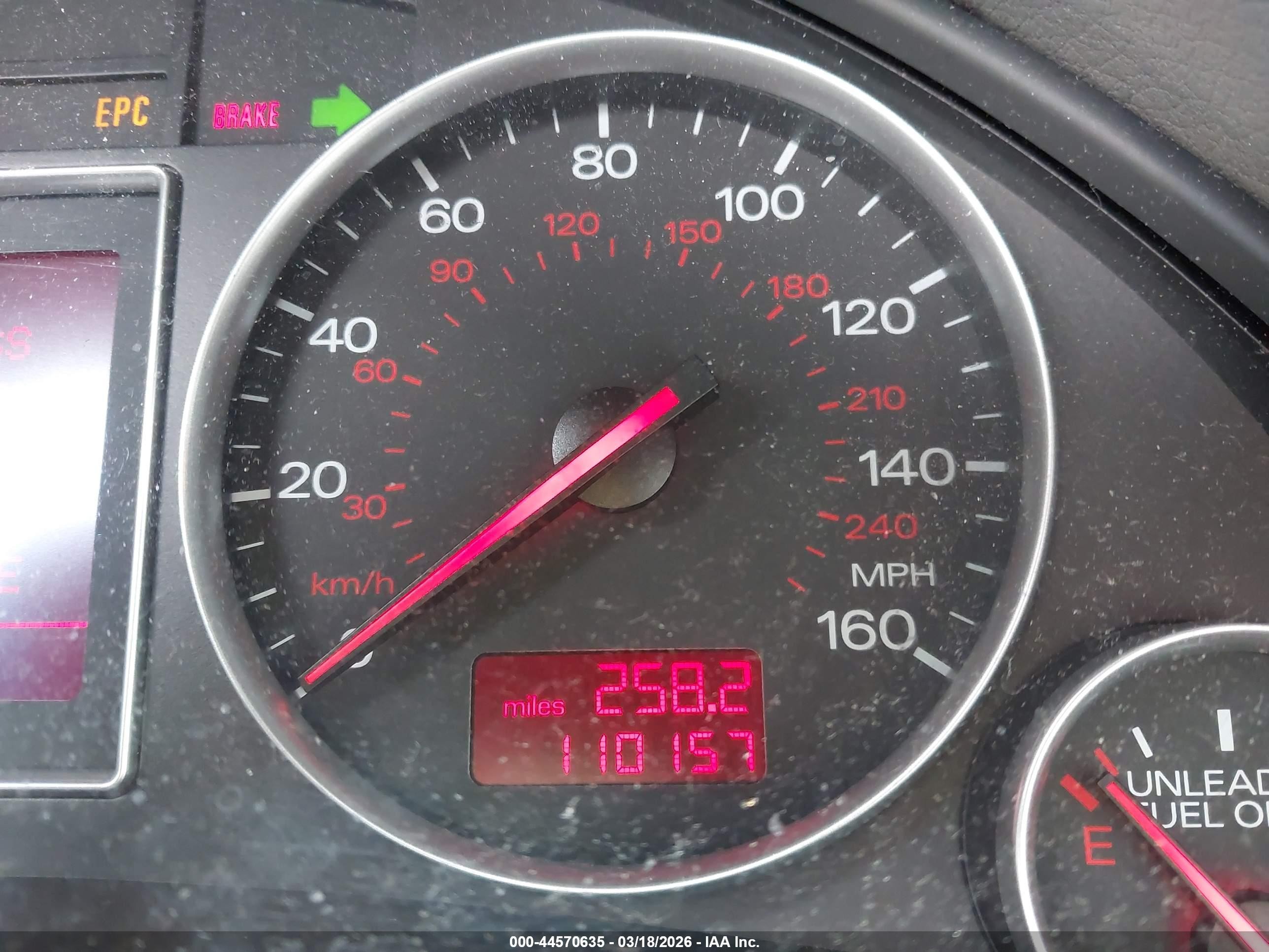 2002 Audi A4 3.0 Blue vin: WAULT68E82A261569