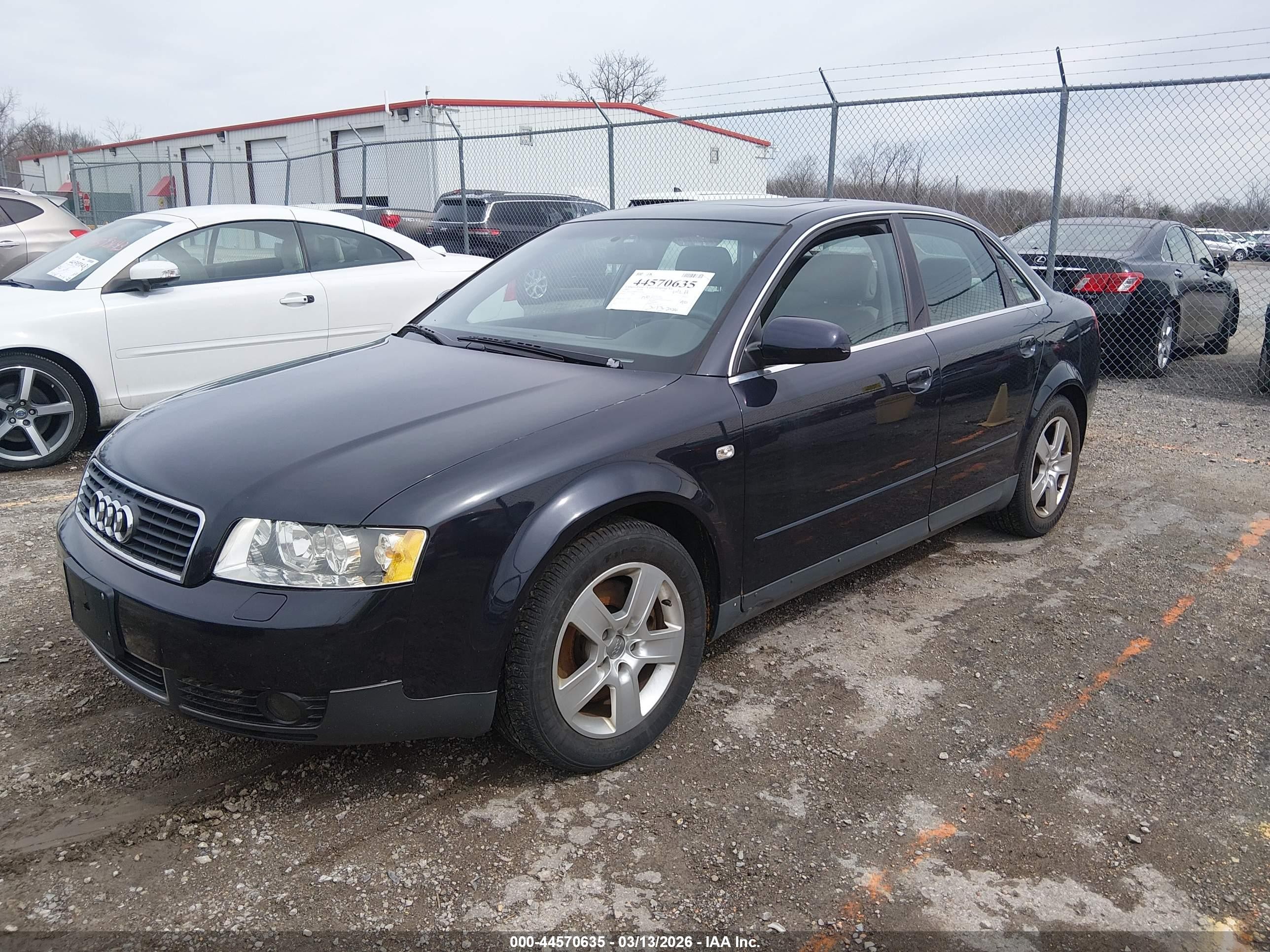 2002 Audi A4 3.0 Blue vin: WAULT68E82A261569