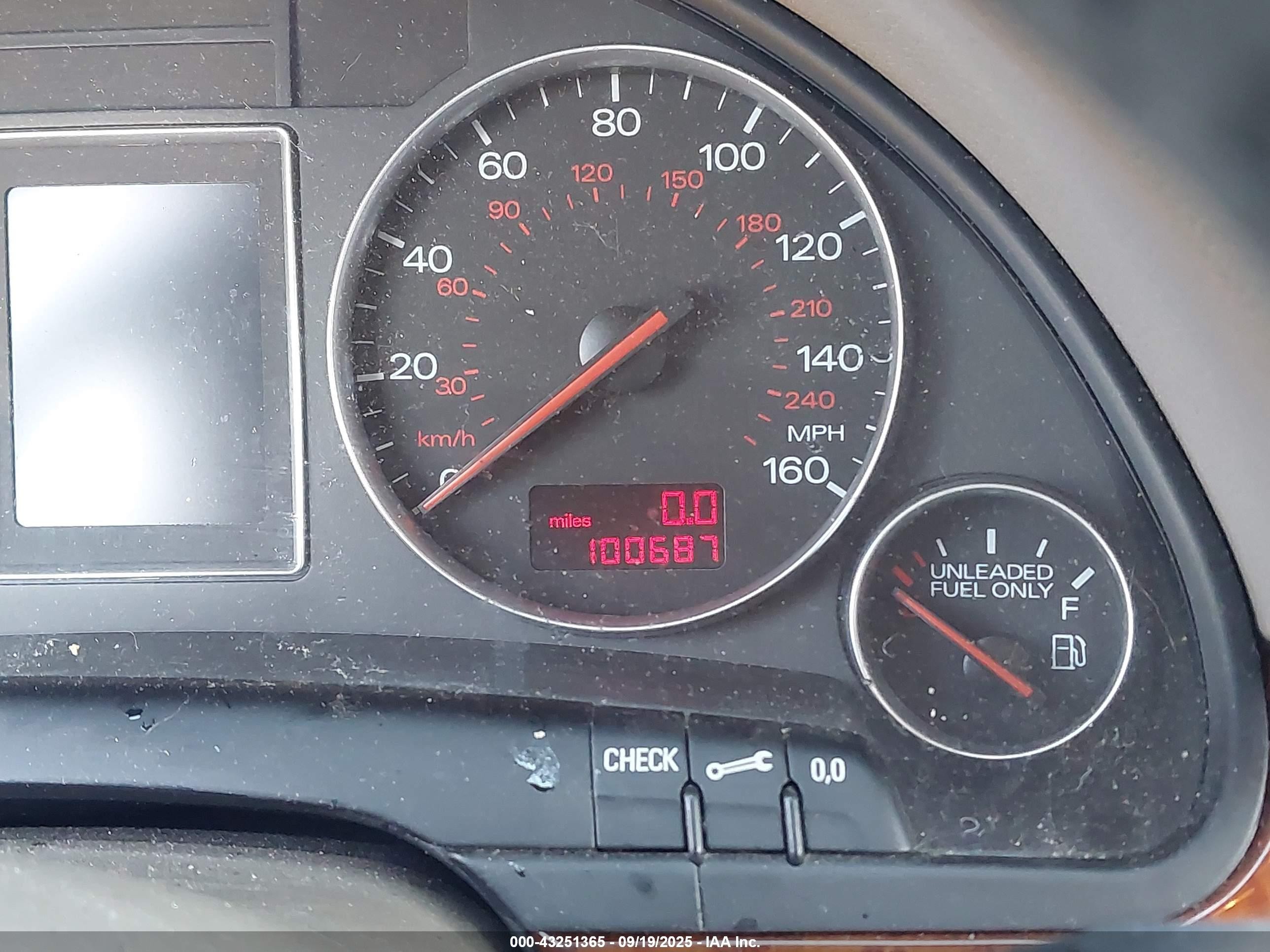 2002 Audi A4 3.0 Dark Blue vin: WAULT68E82A310740
