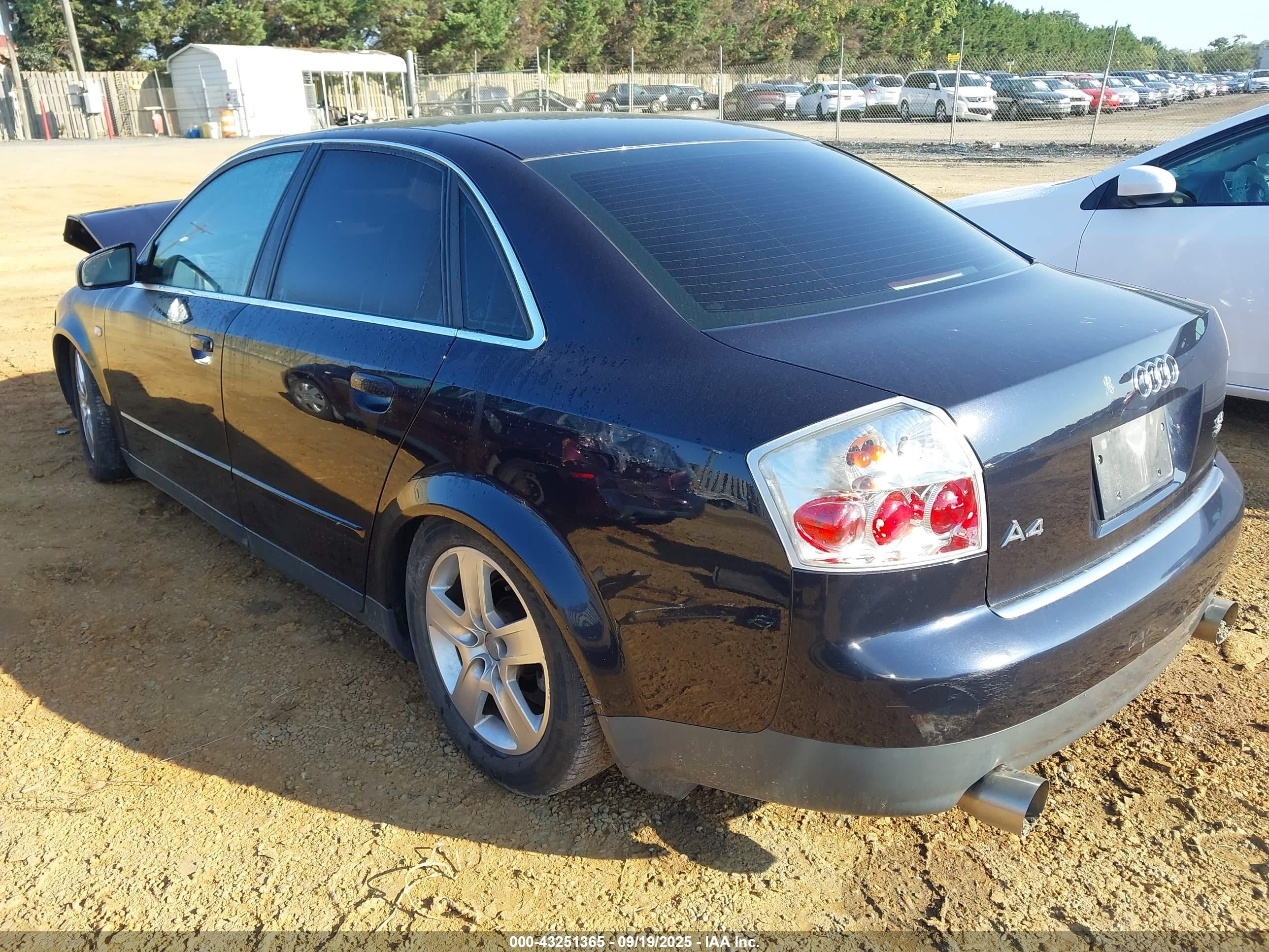 2002 Audi A4 3.0 Dark Blue vin: WAULT68E82A310740