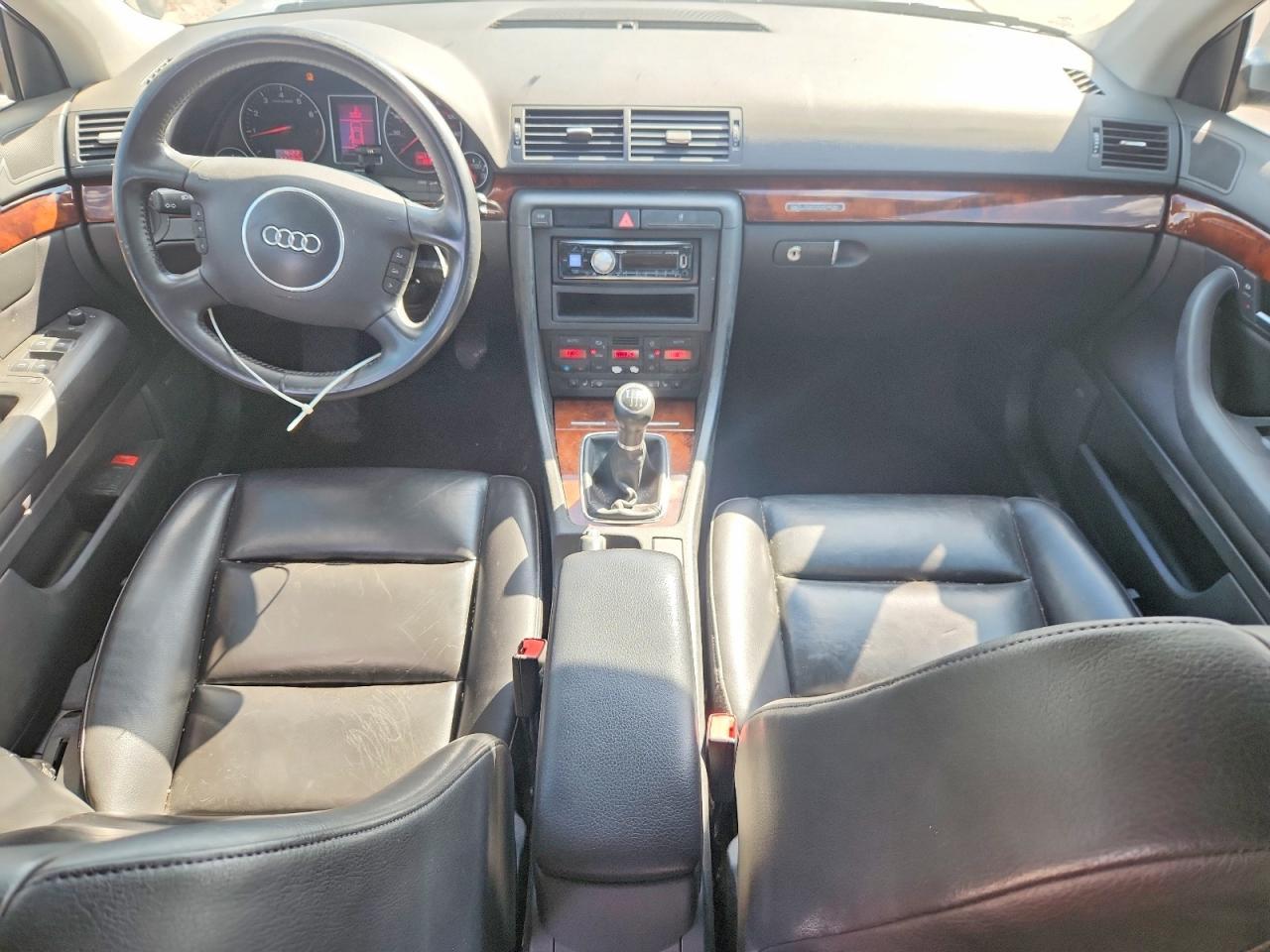 2003 Audi A4 3.0 Quattro Silver vin: WAULT68E83A390137