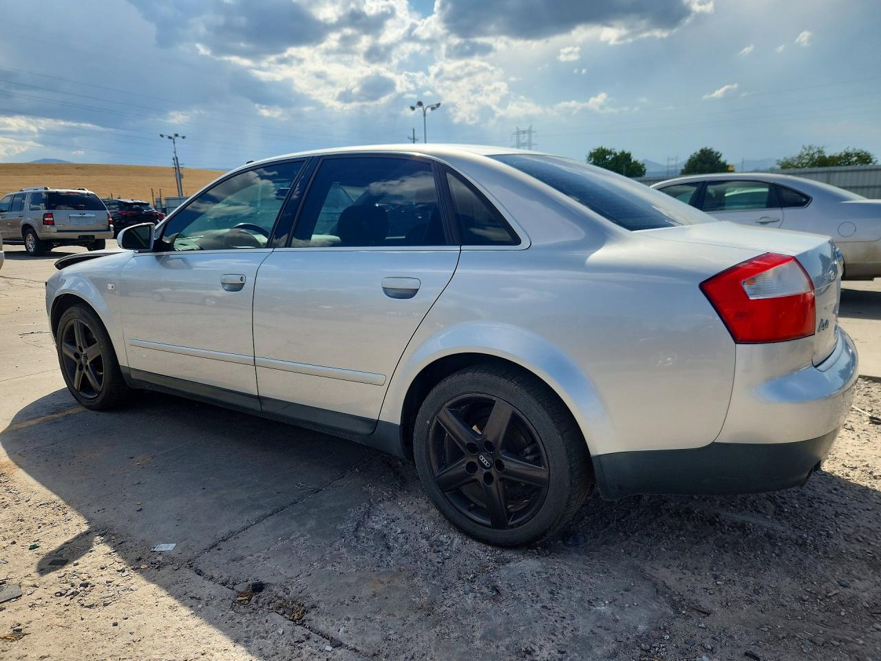 2003 Audi A4 3.0 Quattro Silver vin: WAULT68E83A390137
