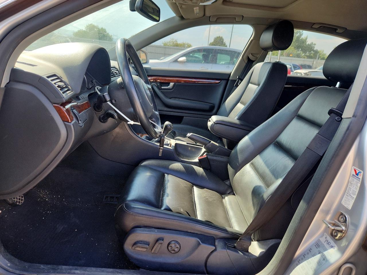 2003 Audi A4 3.0 Quattro Silver vin: WAULT68E83A390137