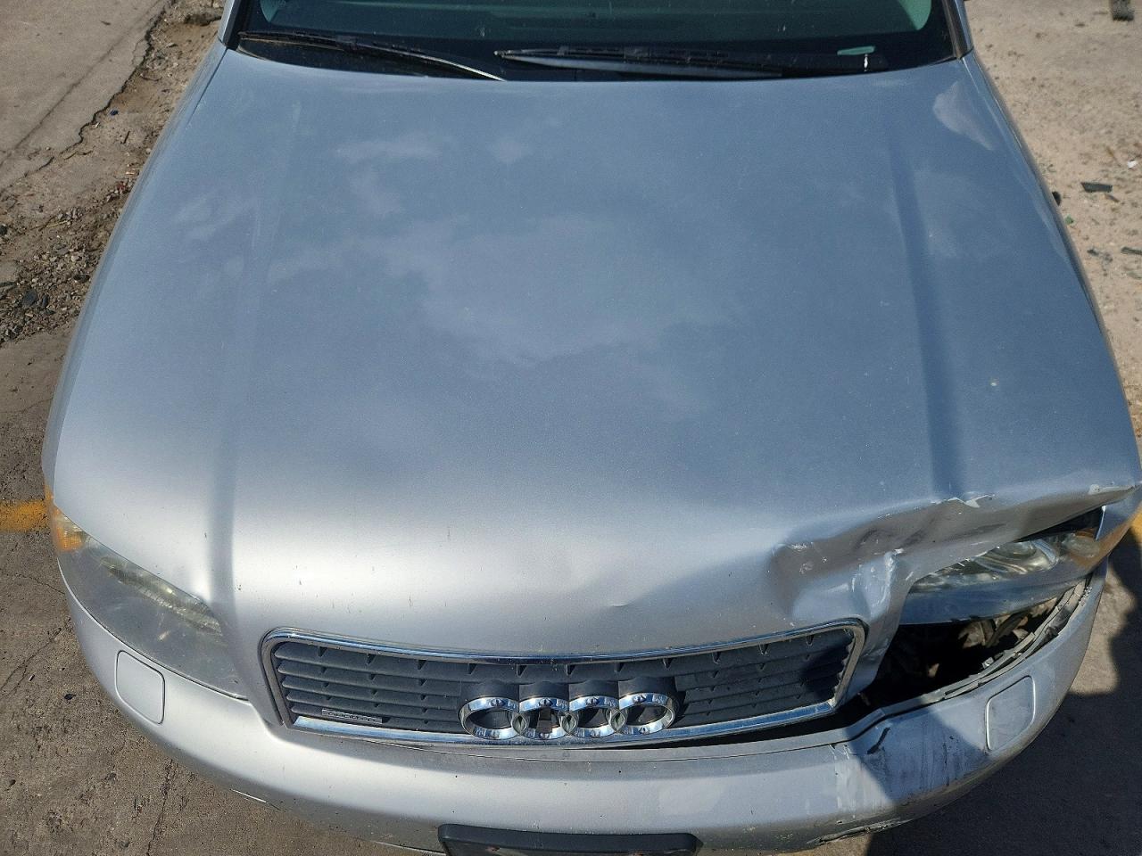 2003 Audi A4 3.0 Quattro Silver vin: WAULT68E83A390137