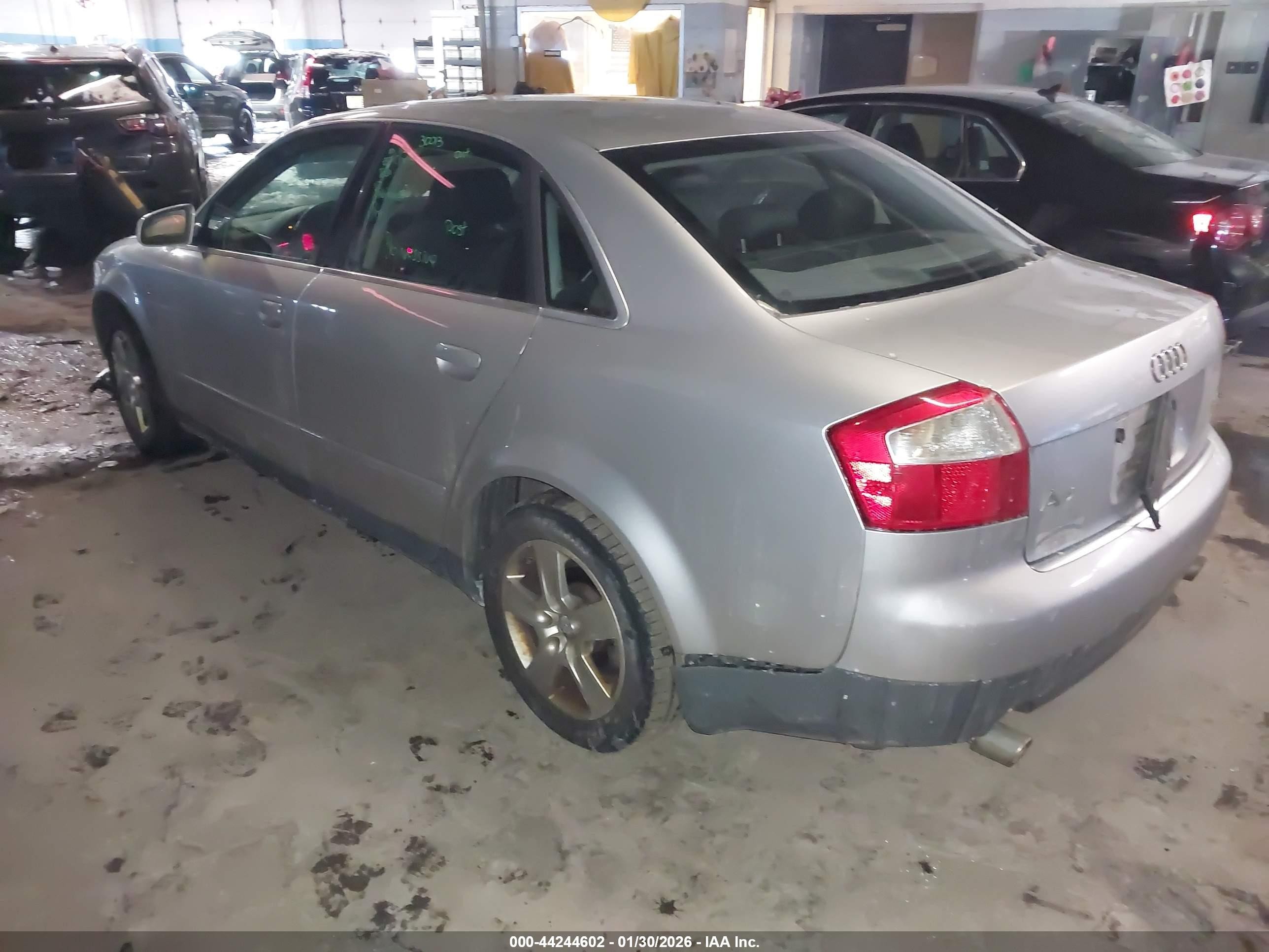 2002 Audi A4 3.0 Silver vin: WAULT68E92A309113