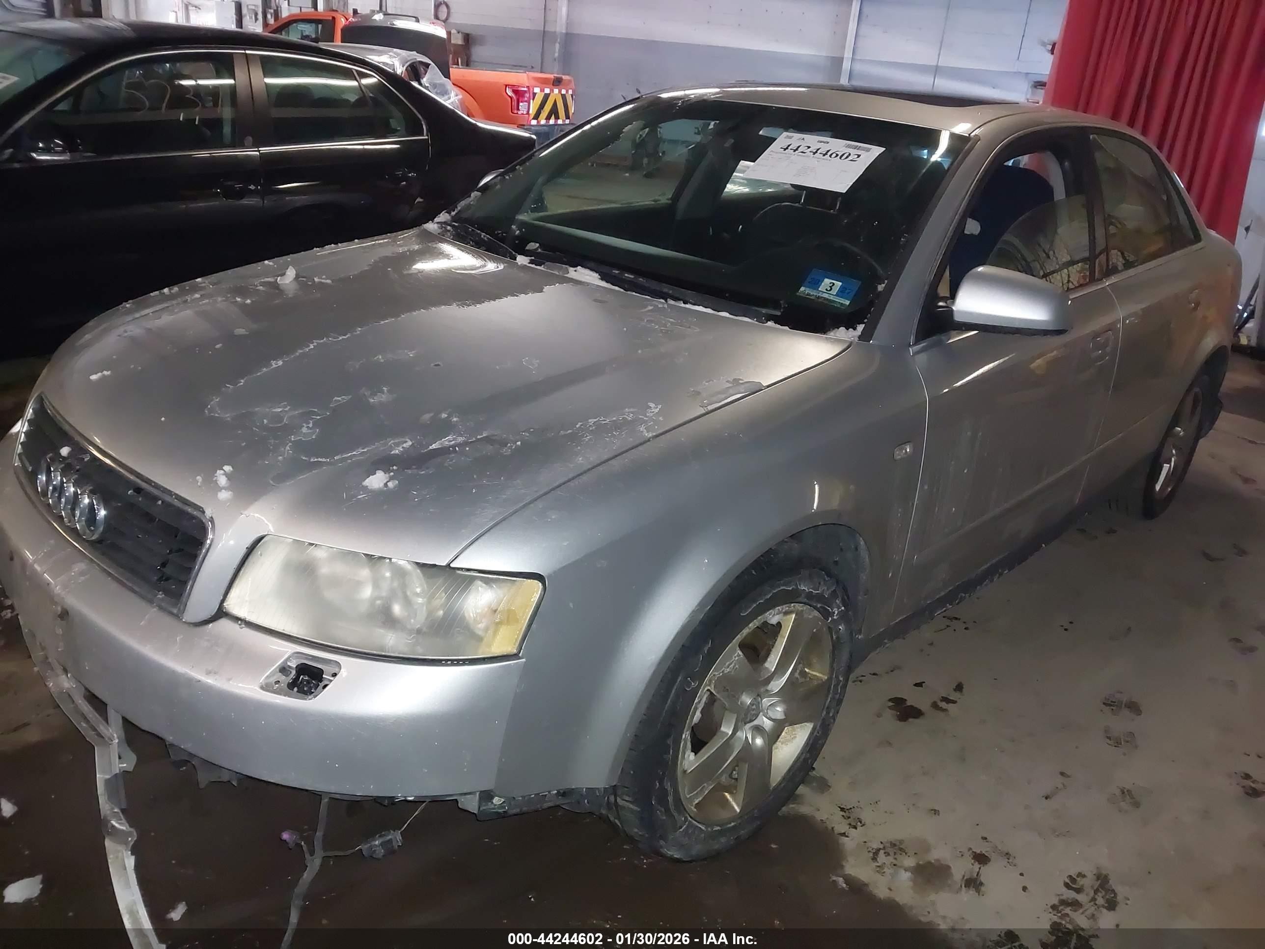 2002 Audi A4 3.0 Silver vin: WAULT68E92A309113