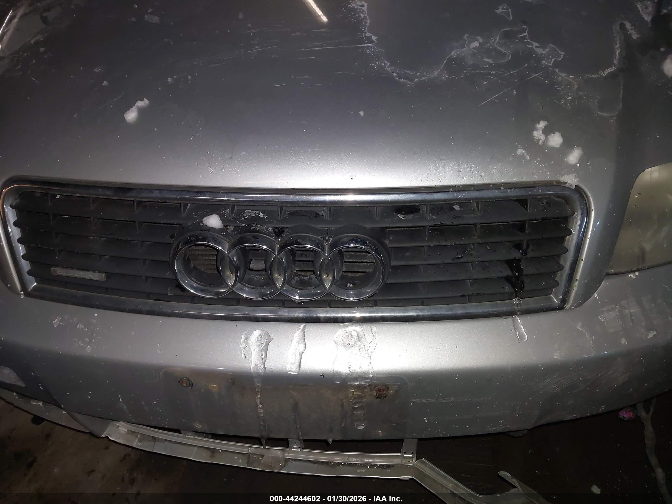 2002 Audi A4 3.0 Silver vin: WAULT68E92A309113