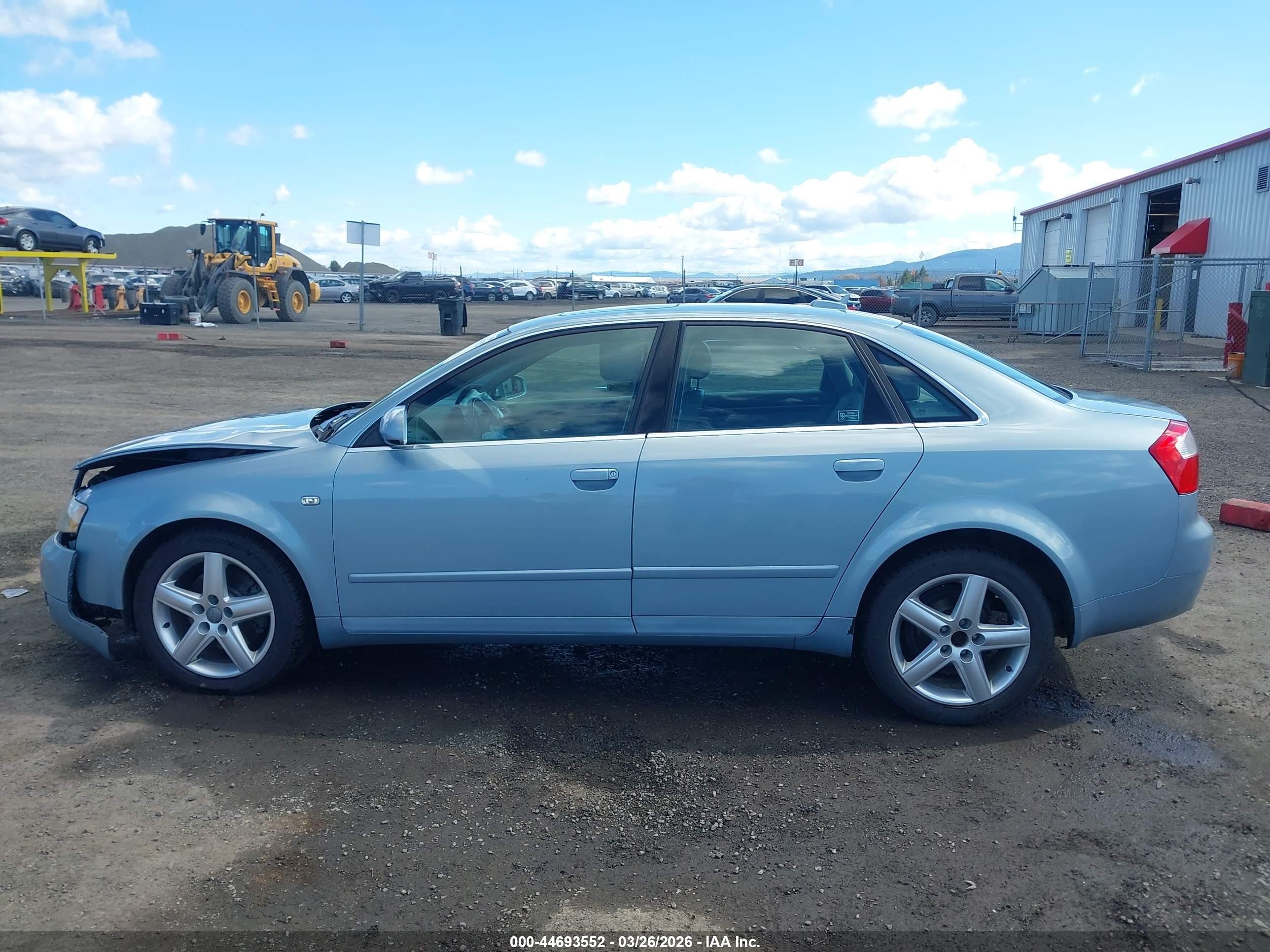 2005 Audi A4 3.0/3.0 Special Edition Light Blue vin: WAULT68E95A064379
