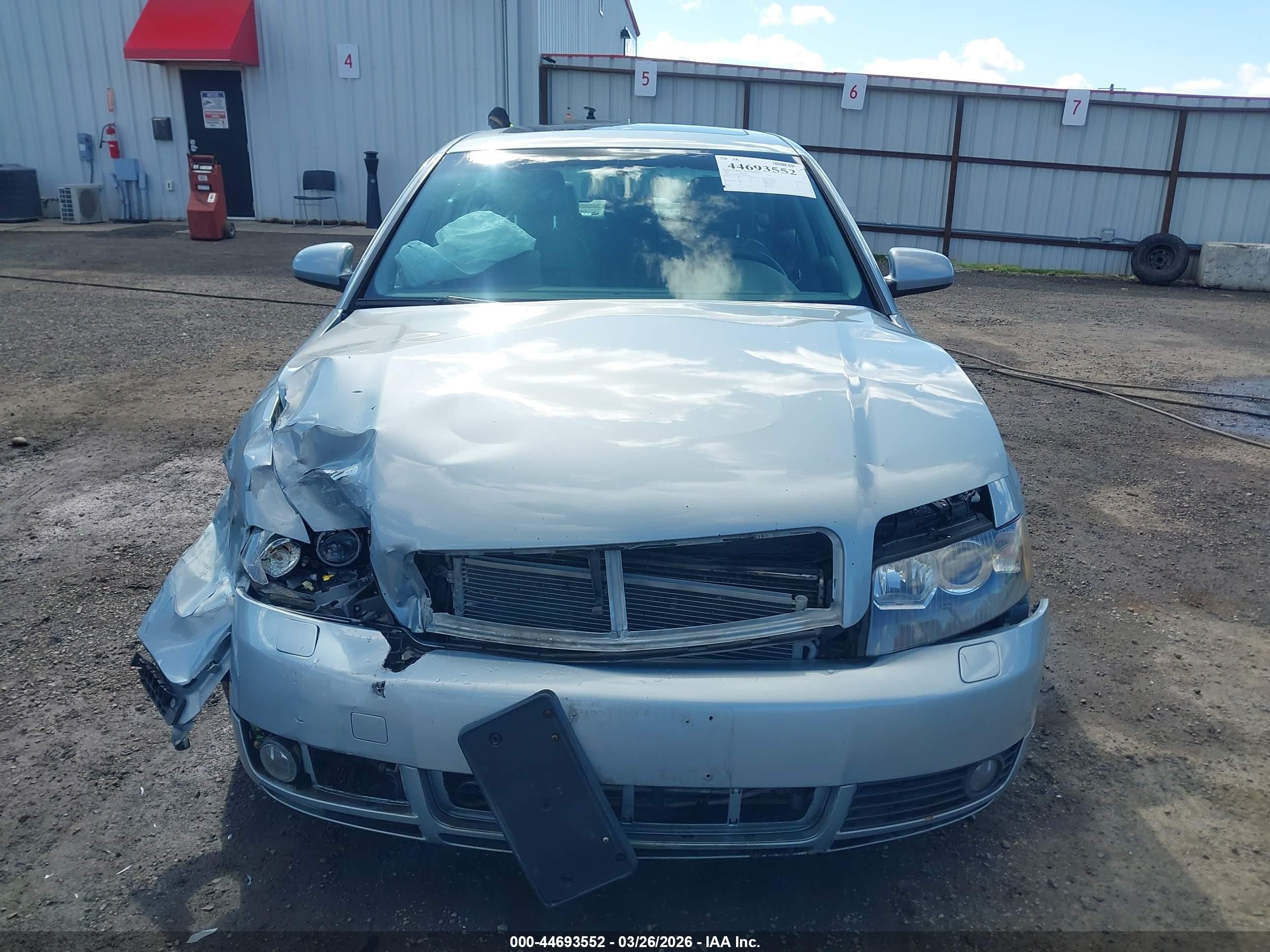 2005 Audi A4 3.0/3.0 Special Edition Light Blue vin: WAULT68E95A064379