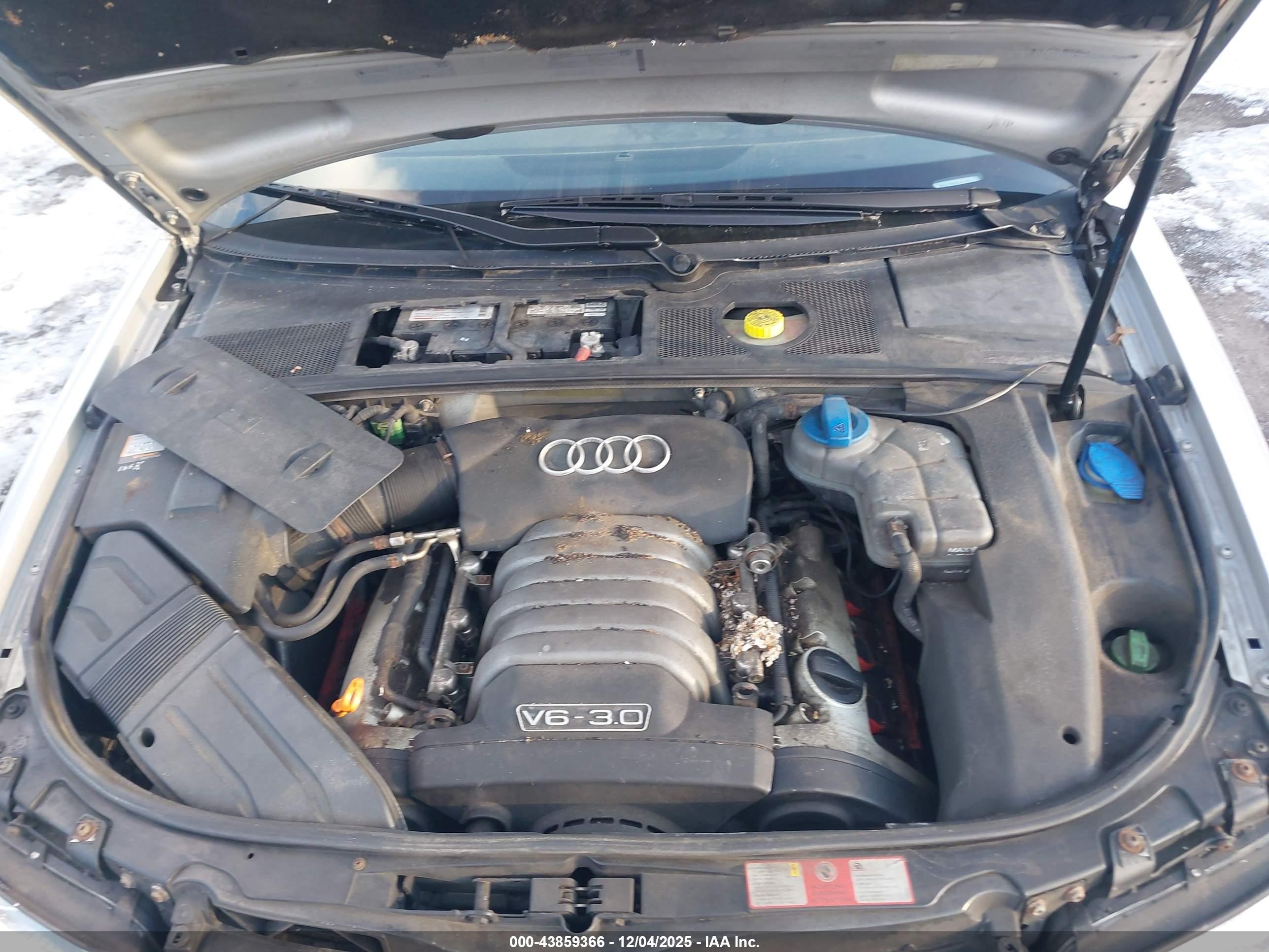 2002 Audi A4 3.0 Silver vin: WAULT68EX2A135617
