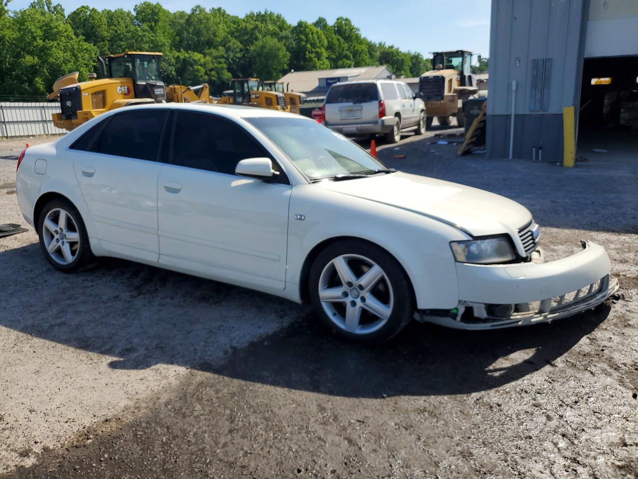 2005 Audi A4 3.0 Quattro Белый vin: WAULT68EX5A032900