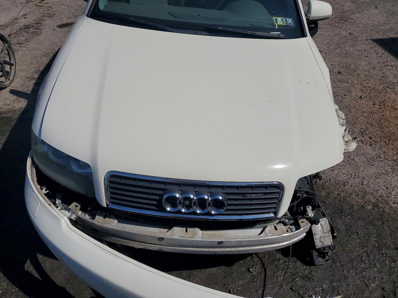 2005 Audi A4 3.0 Quattro Белый vin: WAULT68EX5A032900
