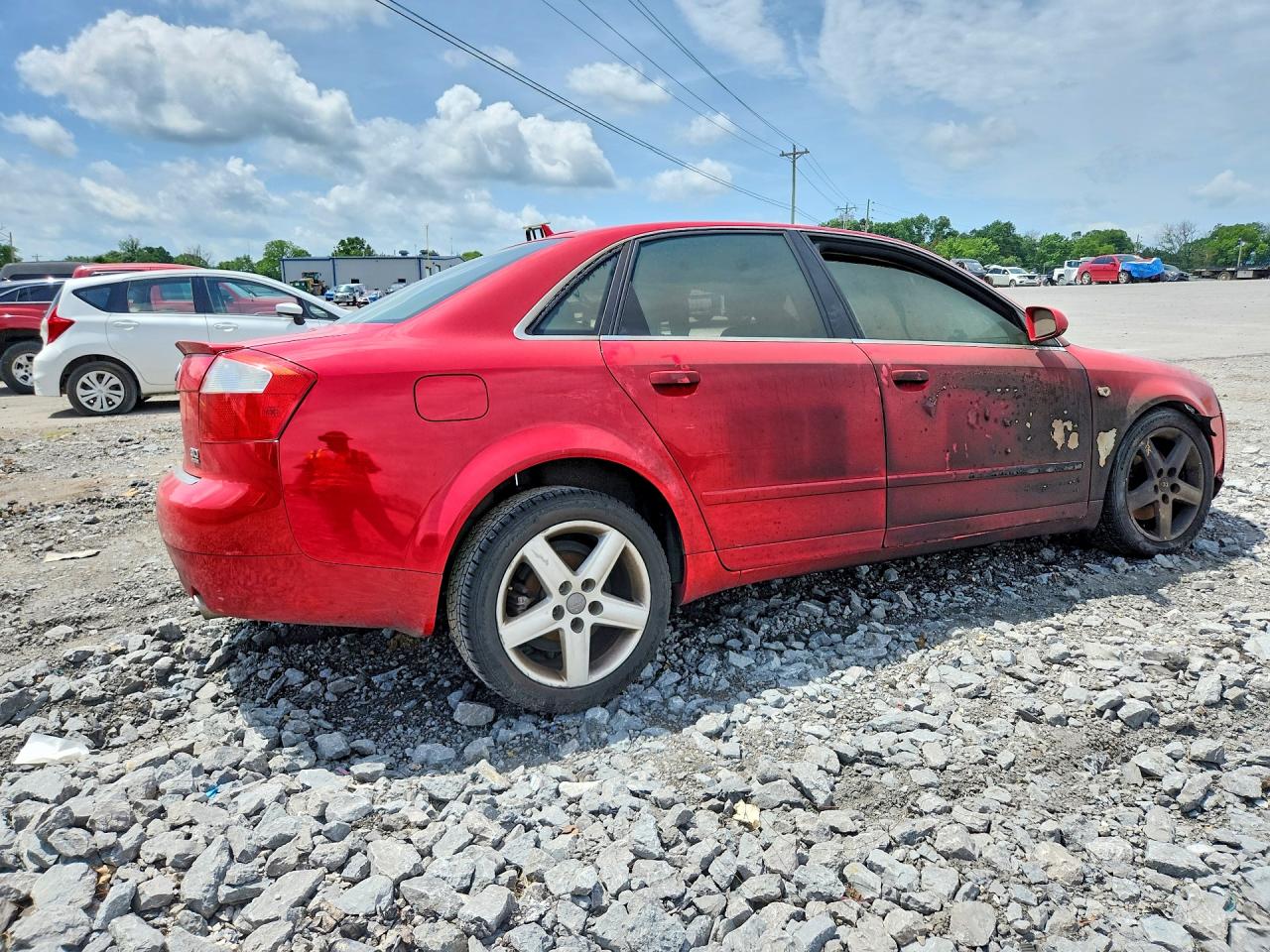 2005 Audi A4 3.0 Quattro Красный vin: WAULT68EX5A110091