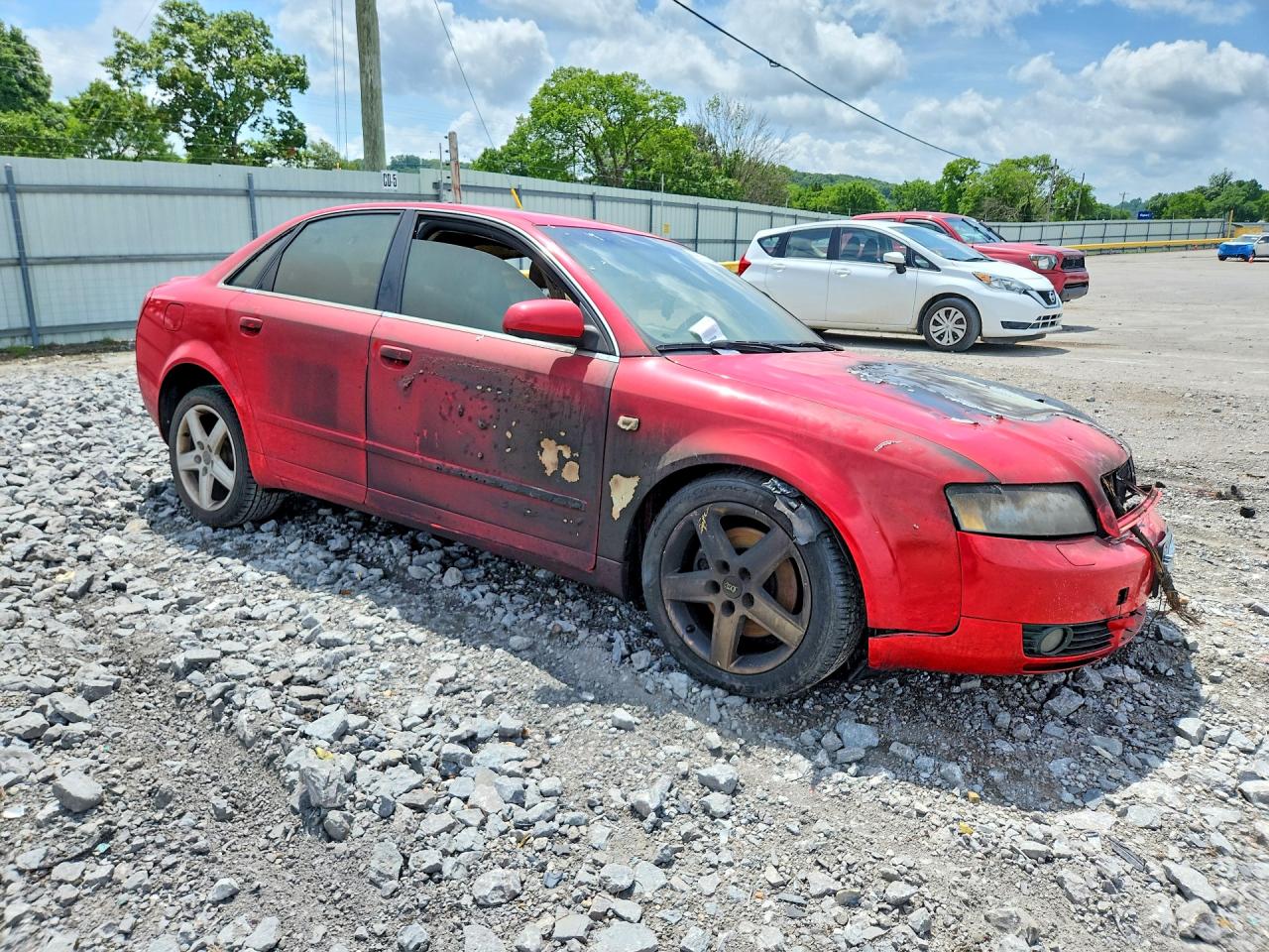 2005 Audi A4 3.0 Quattro Красный vin: WAULT68EX5A110091