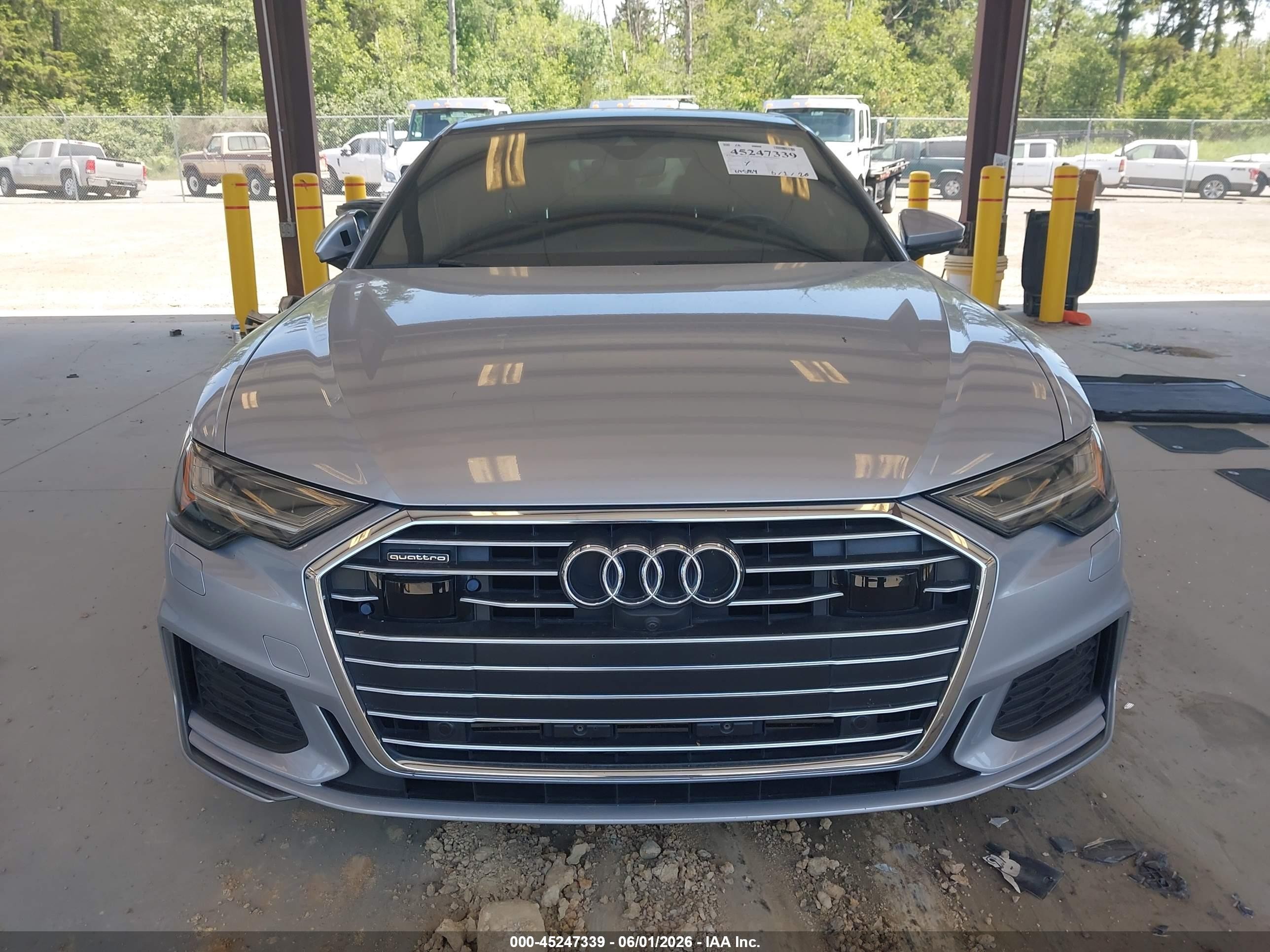 2019 Audi A6 55 Premium Серебряный vin: WAUM2AF24KN071179