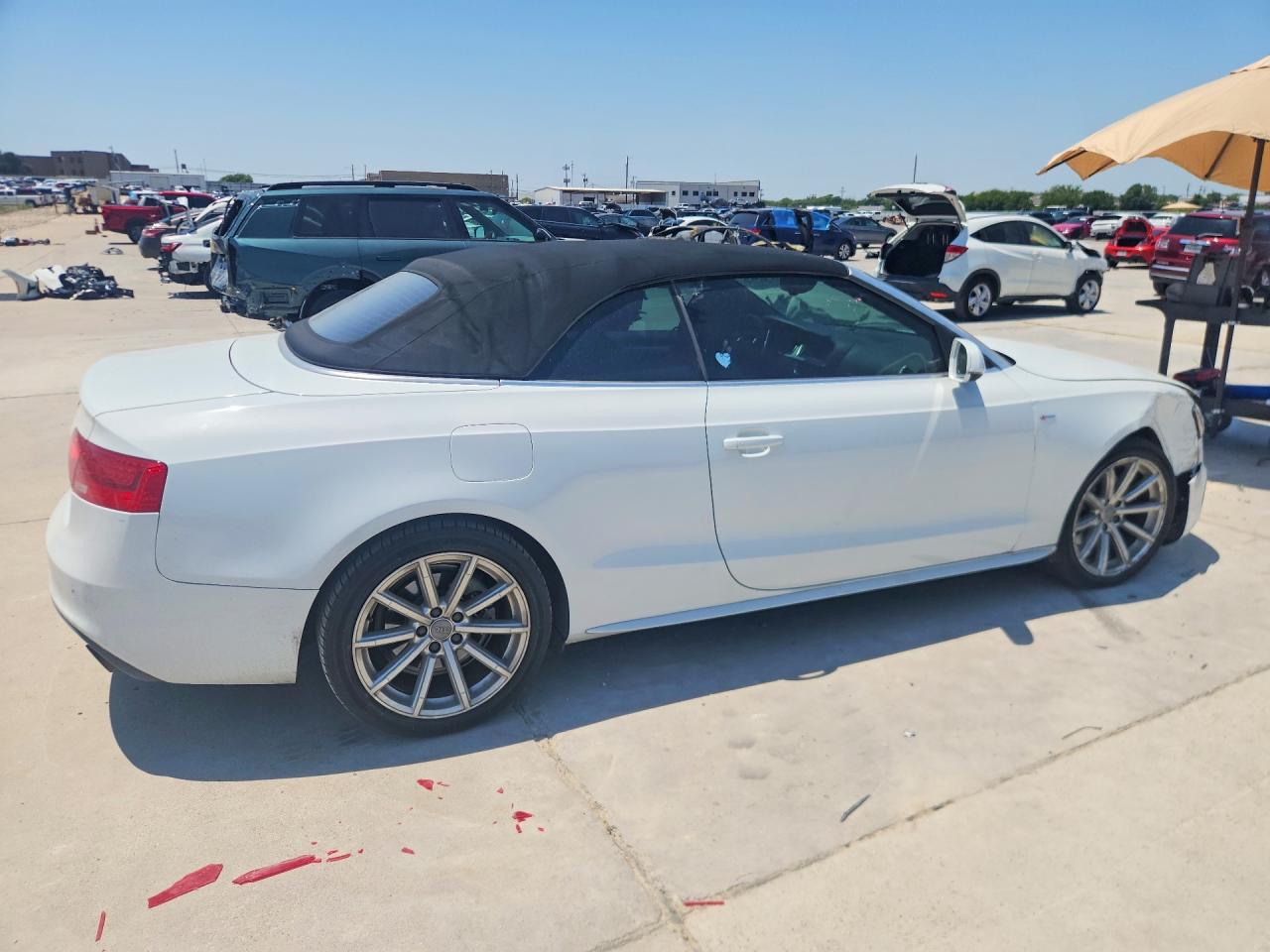 2016 Audi A5 Premium Plus S-line Белый vin: WAUM2AFH6GN003185