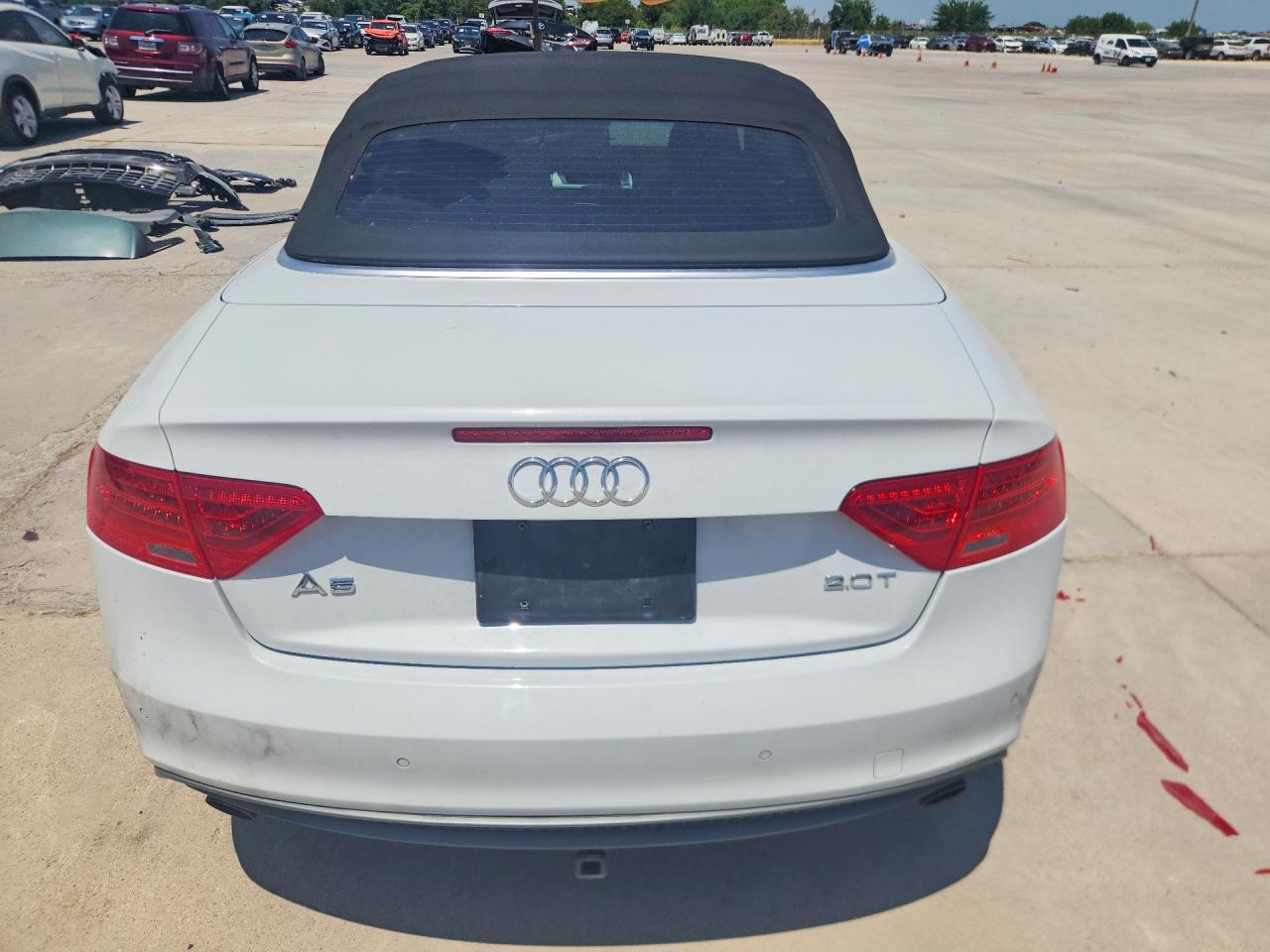 2016 Audi A5 Premium Plus S-line Белый vin: WAUM2AFH6GN003185