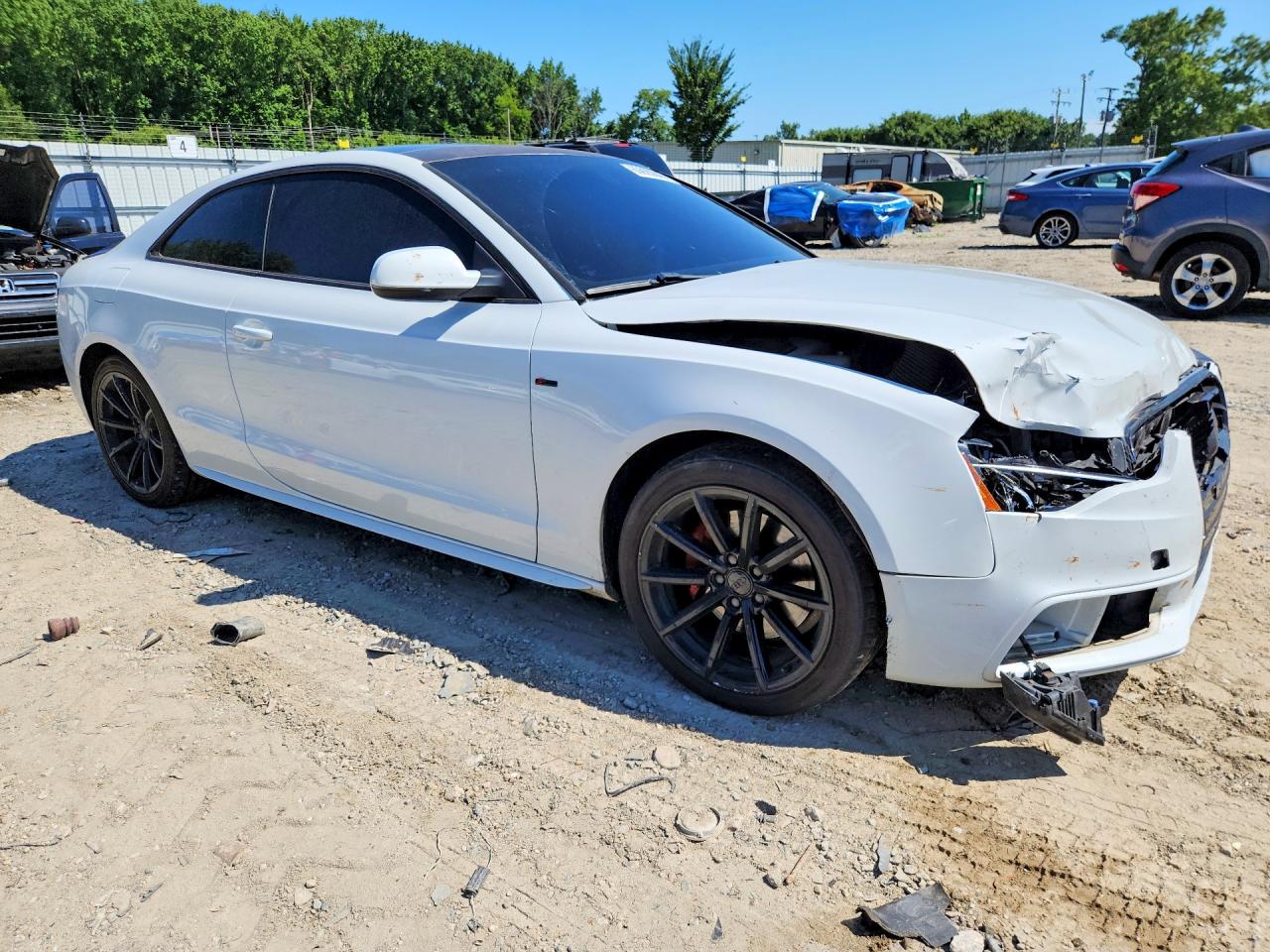 2016 Audi A5 Premium Plus S-line White vin: WAUM2AFR0GA048865
