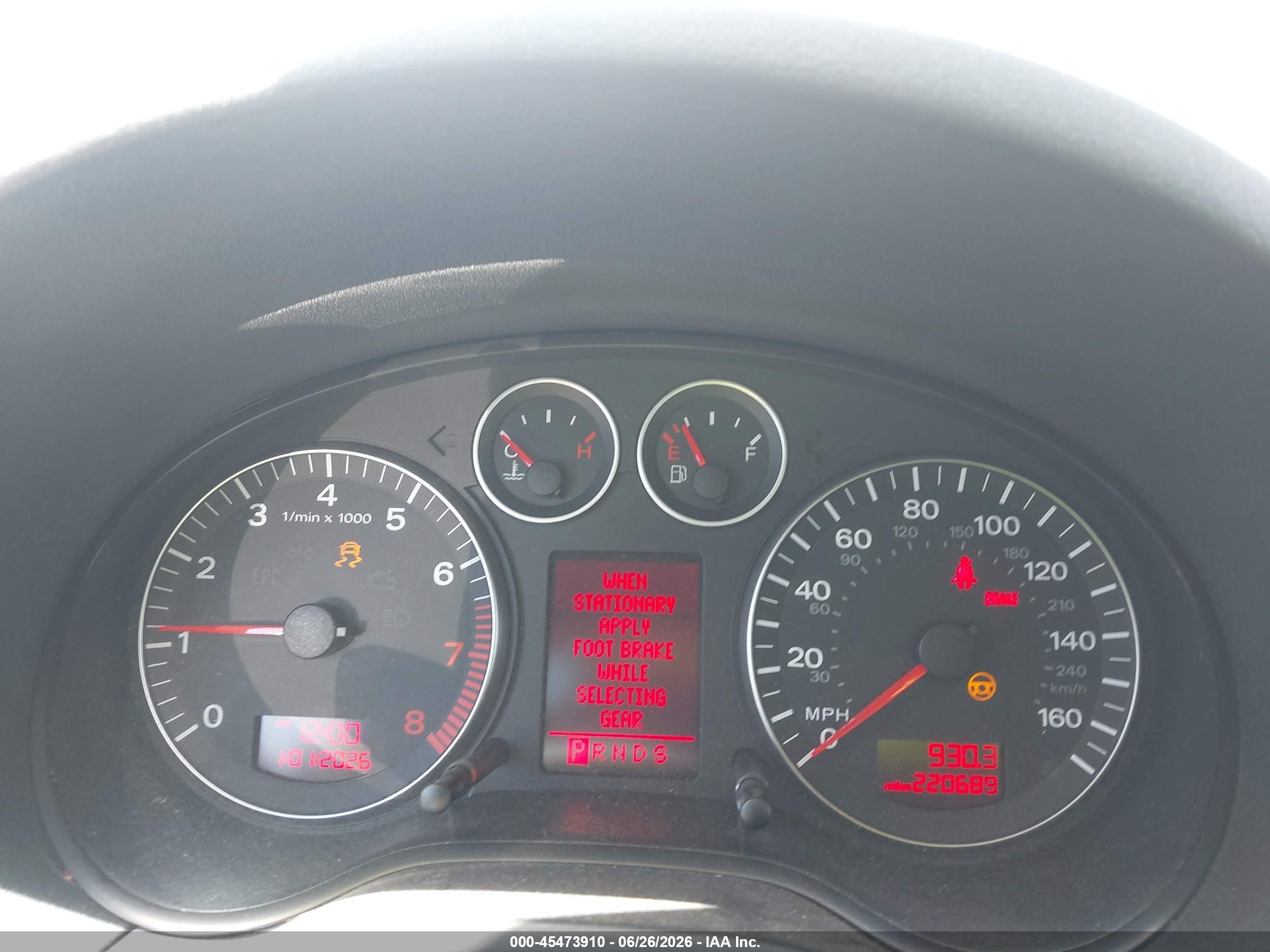 2006 Audi A3 2.0t Серый vin: WAUMF78P96A006230