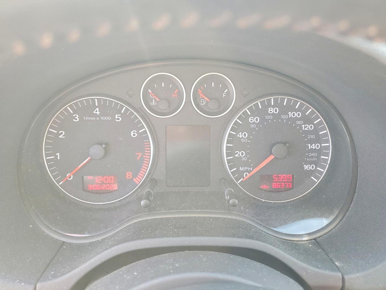 2006 Audi A3 2.0 Sport Charcoal vin: WAUMF78P96A170125