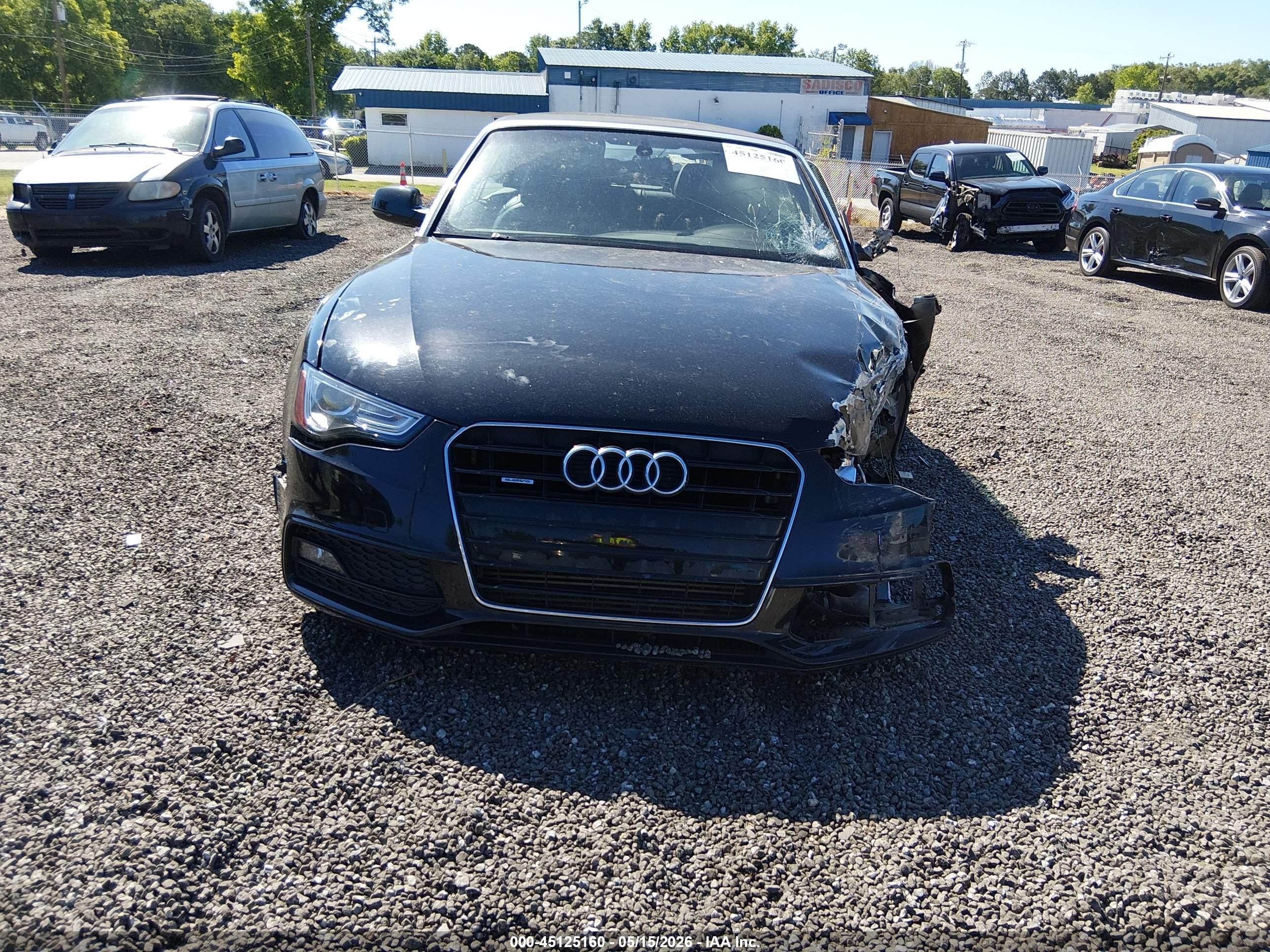 2015 Audi A5 2.0t Premium Black vin: WAUMFAFH1FN007163