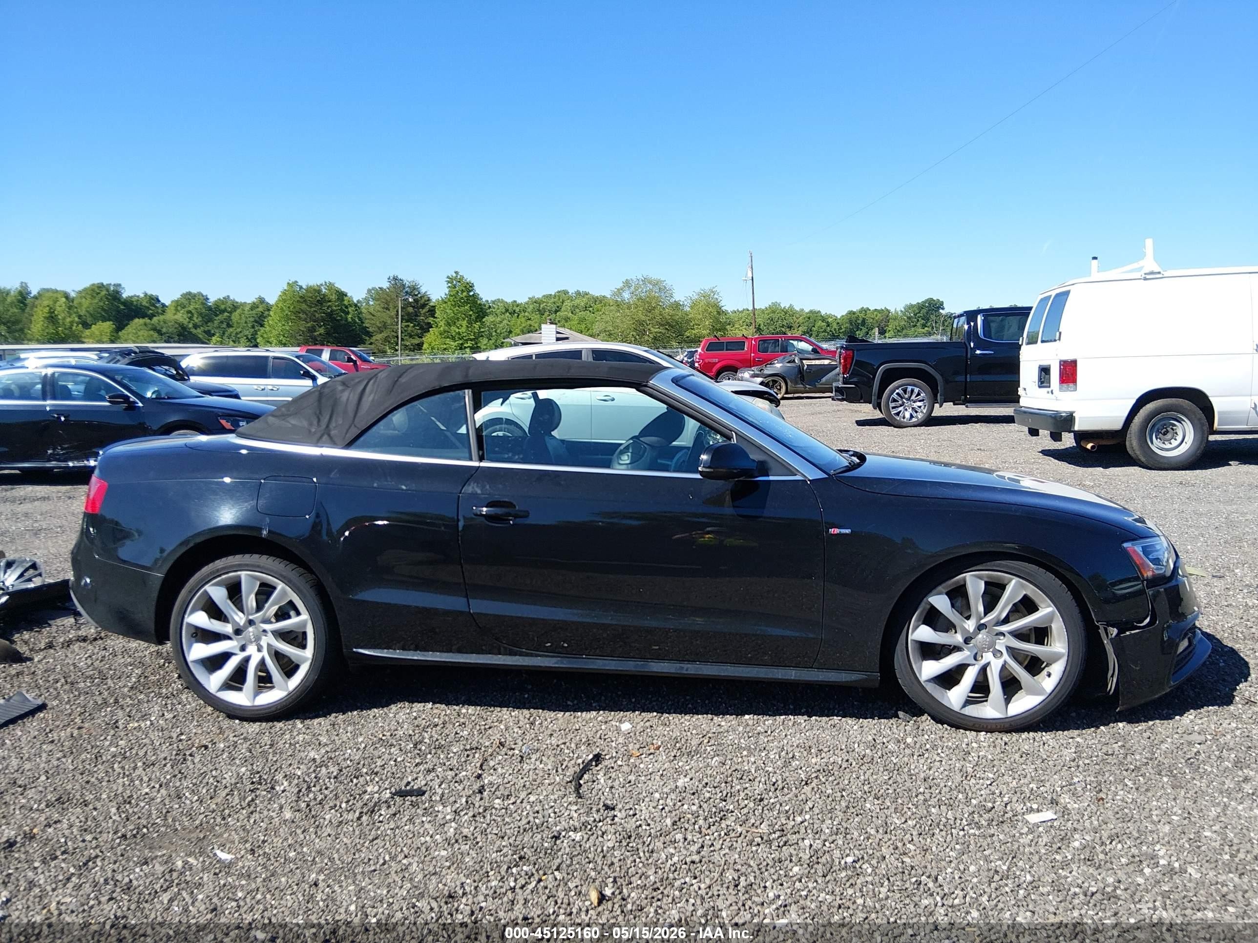 2015 Audi A5 2.0t Premium Black vin: WAUMFAFH1FN007163