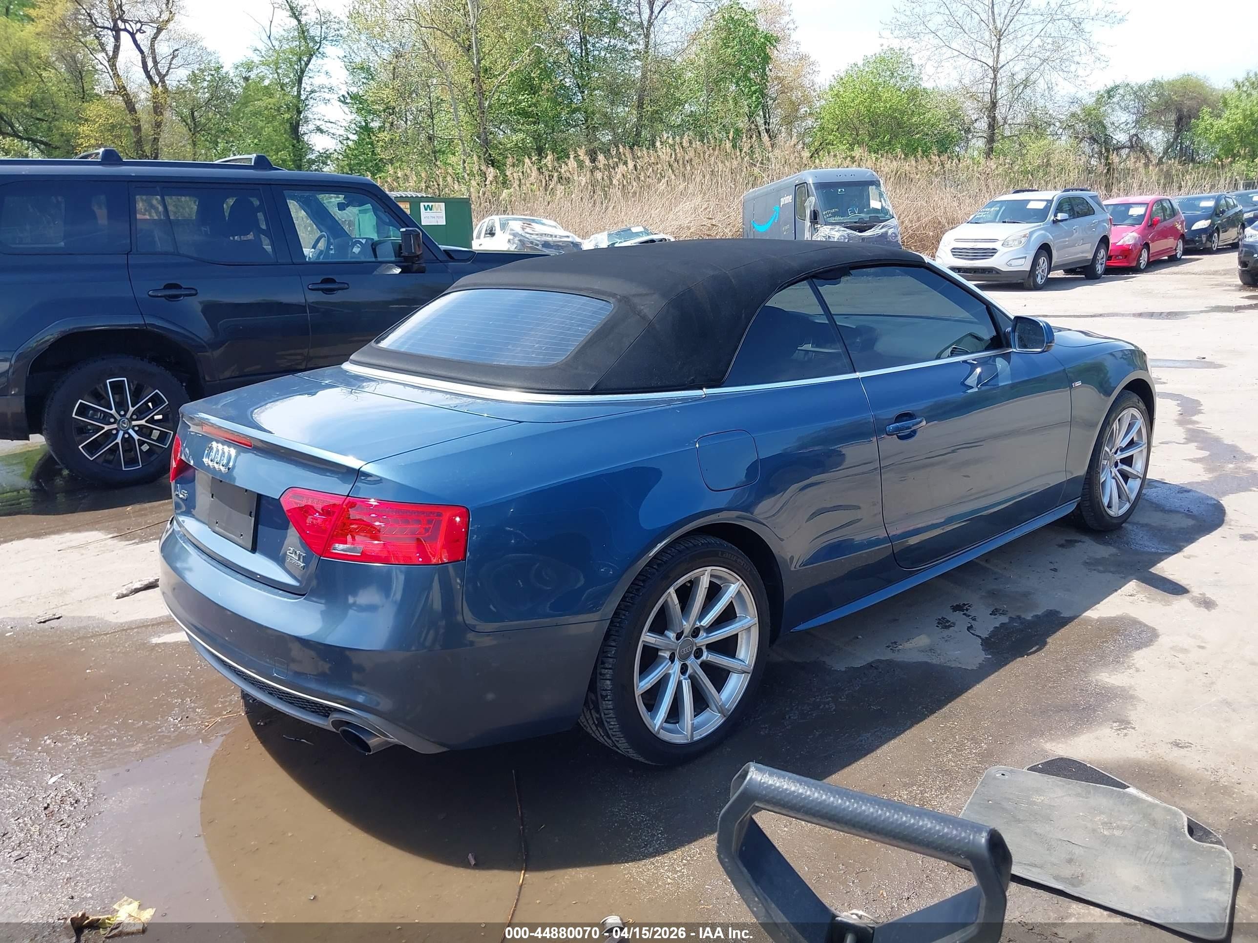 2015 Audi A5 2.0t Premium Light Blue vin: WAUMFAFH2FN005244