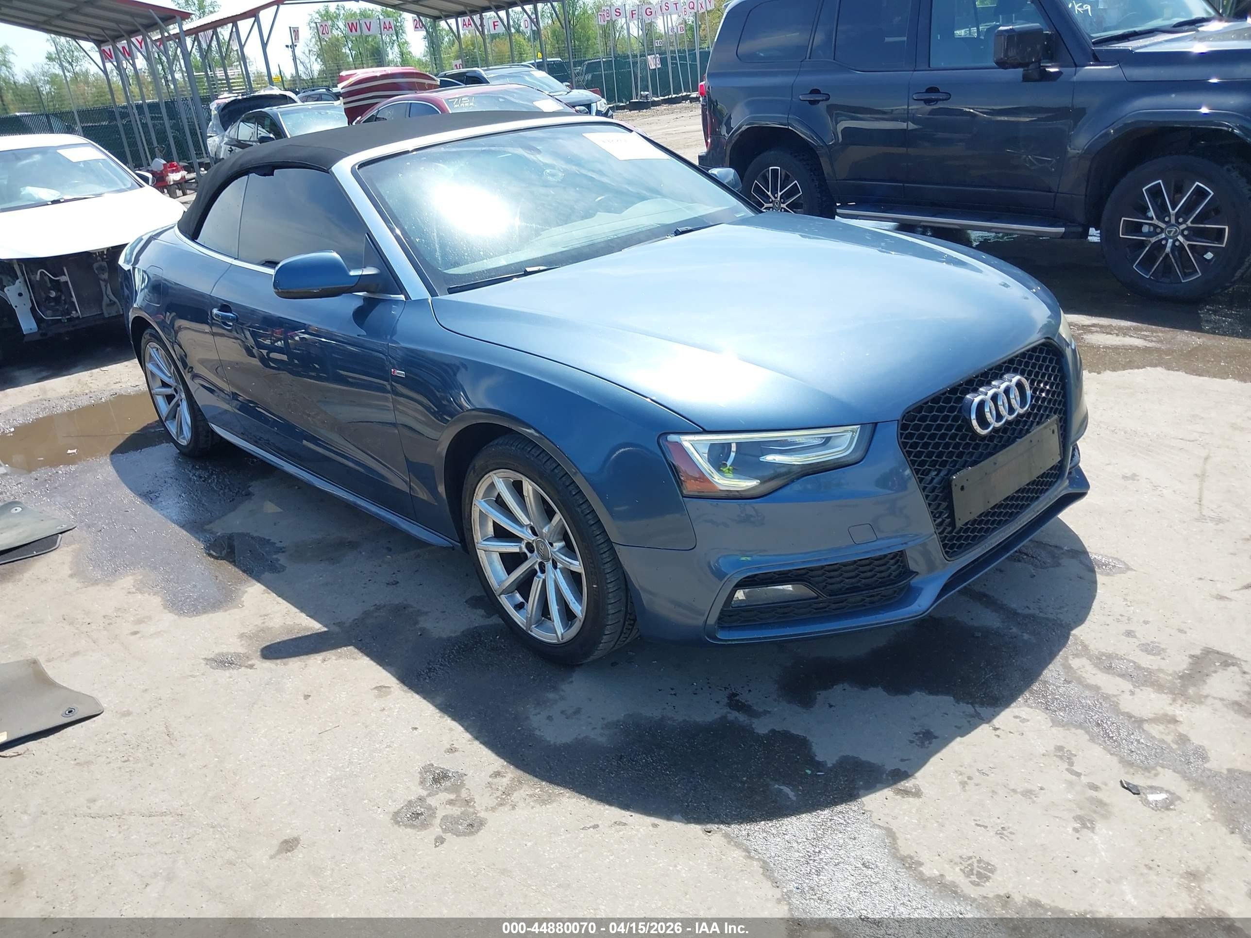 2015 Audi A5 2.0t Premium Light Blue vin: WAUMFAFH2FN005244
