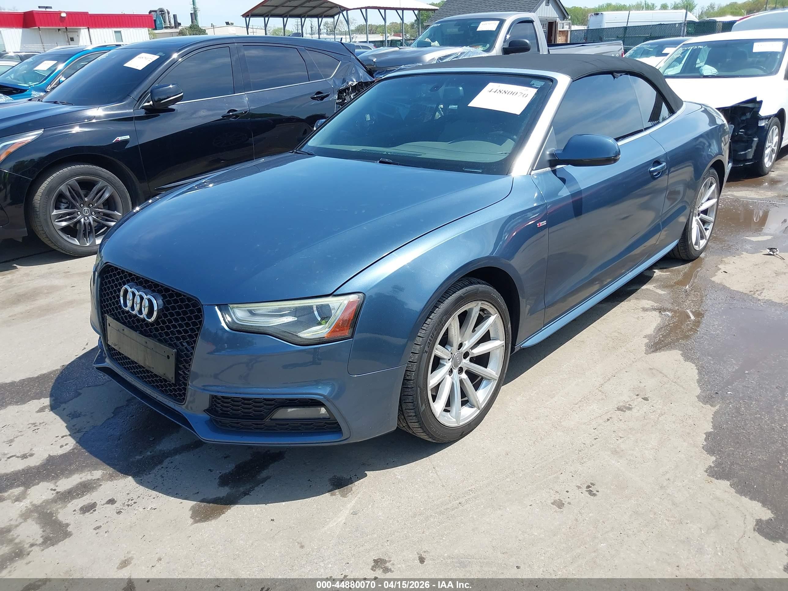 2015 Audi A5 2.0t Premium Light Blue vin: WAUMFAFH2FN005244