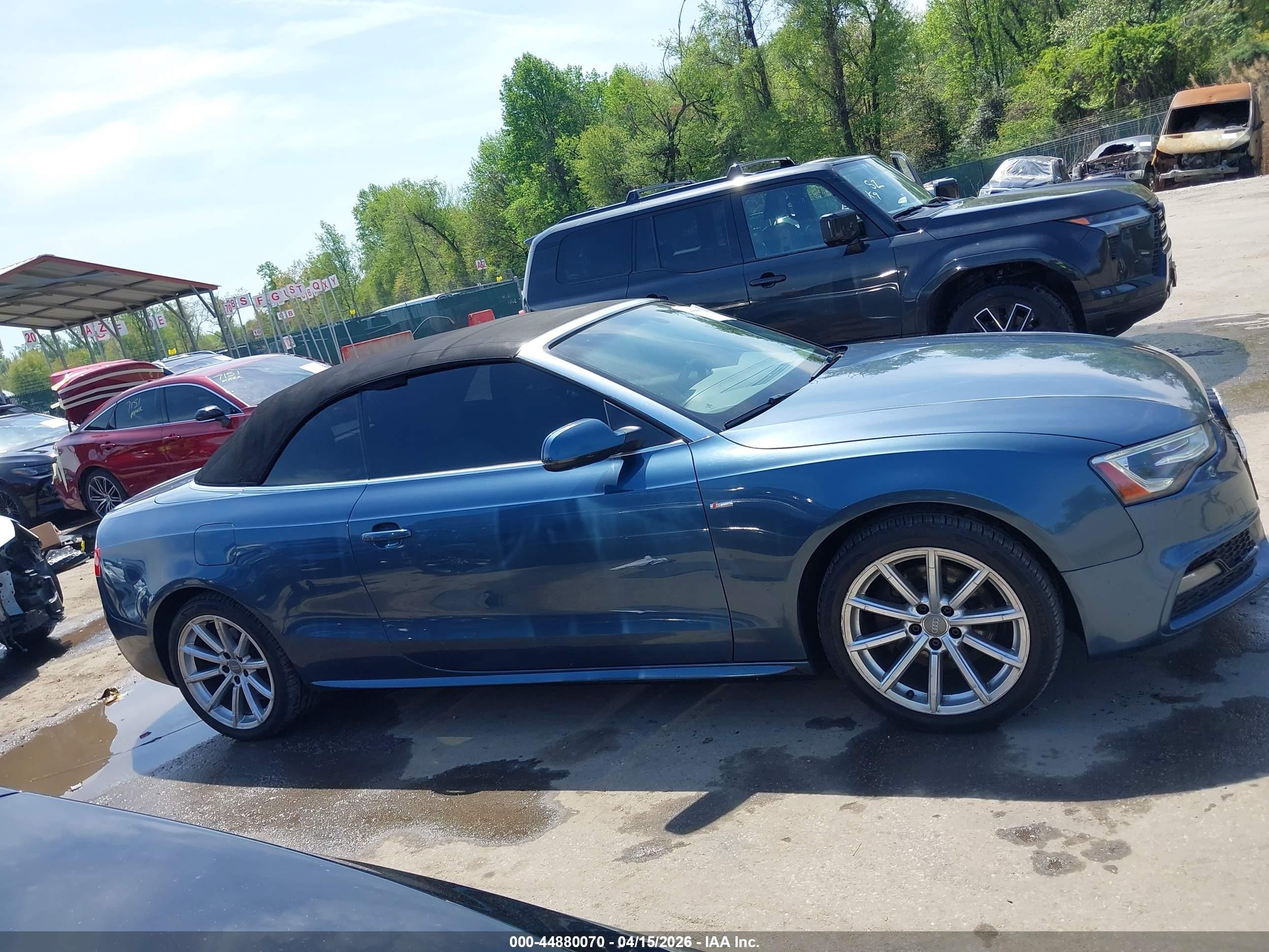 2015 Audi A5 2.0t Premium Light Blue vin: WAUMFAFH2FN005244