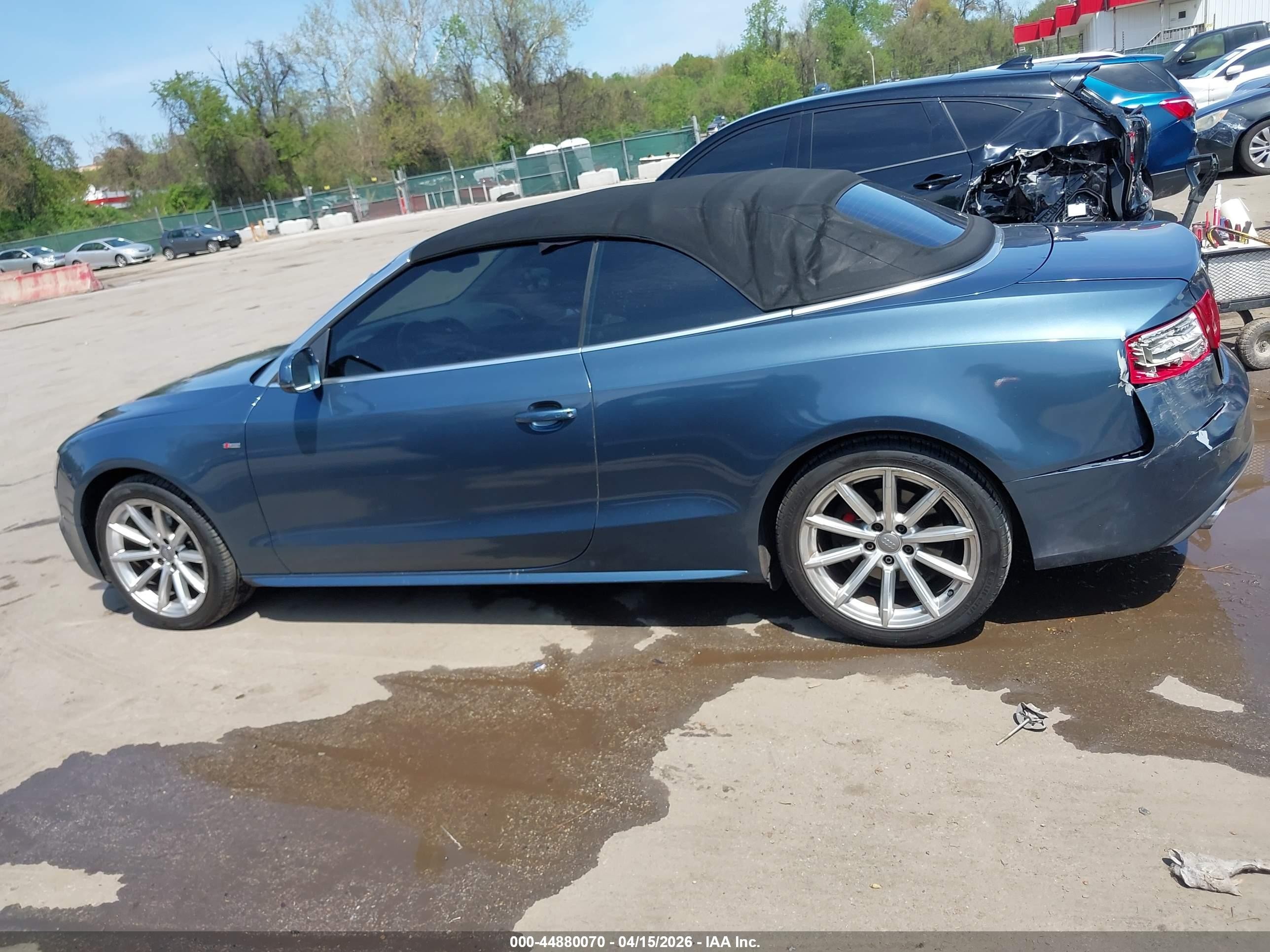 2015 Audi A5 2.0t Premium Light Blue vin: WAUMFAFH2FN005244