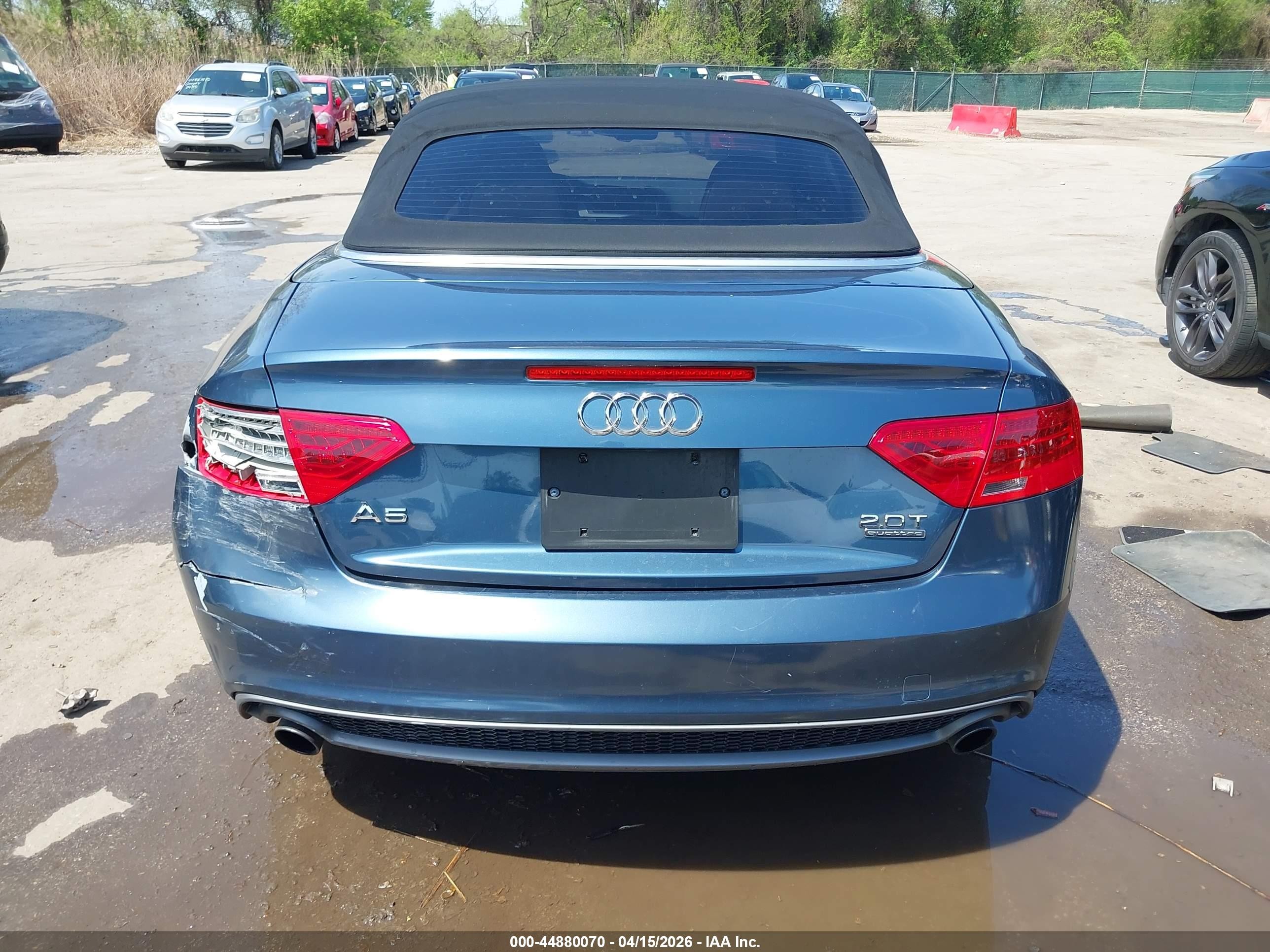 2015 Audi A5 2.0t Premium Light Blue vin: WAUMFAFH2FN005244