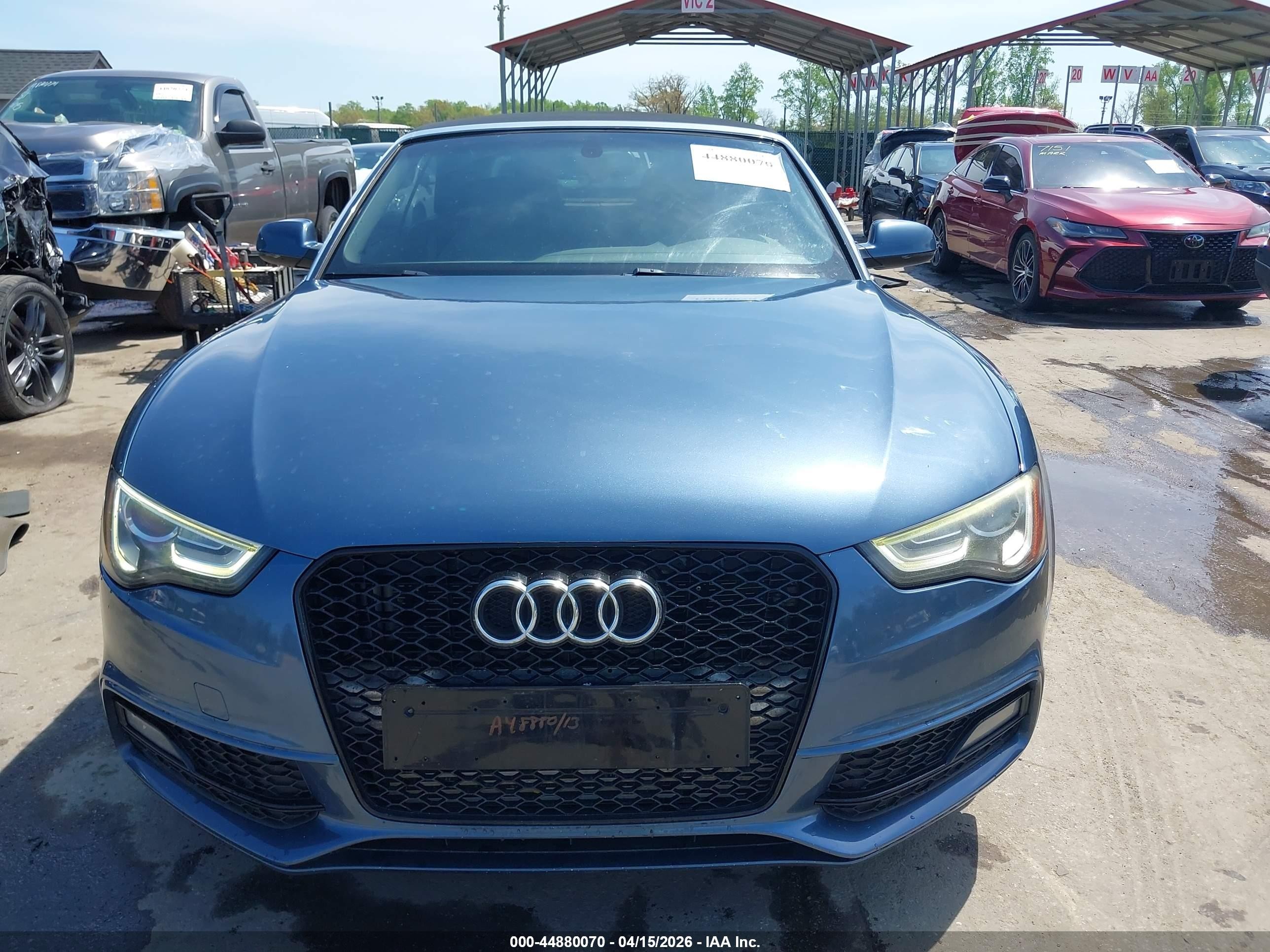 2015 Audi A5 2.0t Premium Light Blue vin: WAUMFAFH2FN005244
