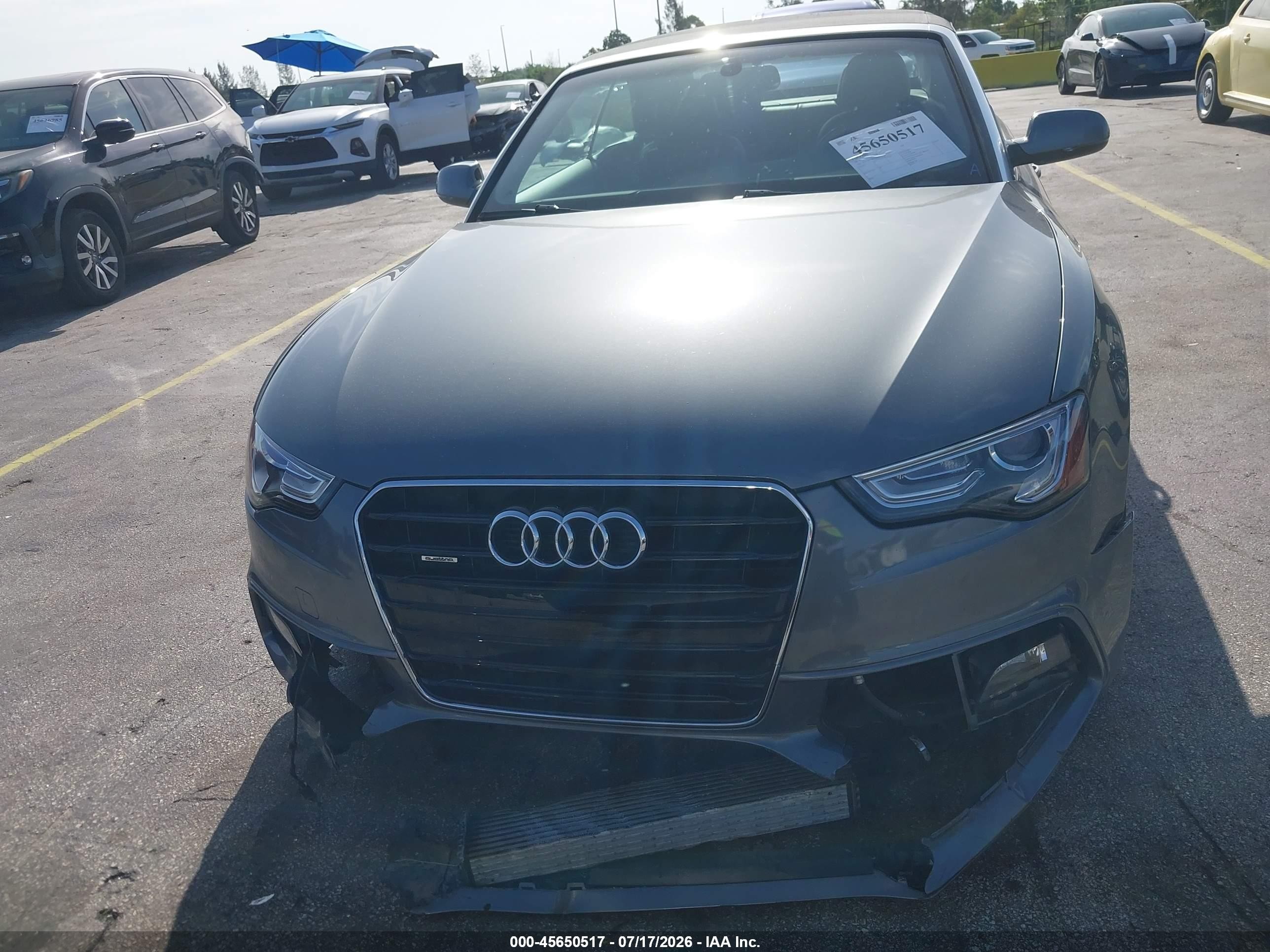 2015 Audi A5 2.0t Premium Gray vin: WAUMFAFH3FN001610