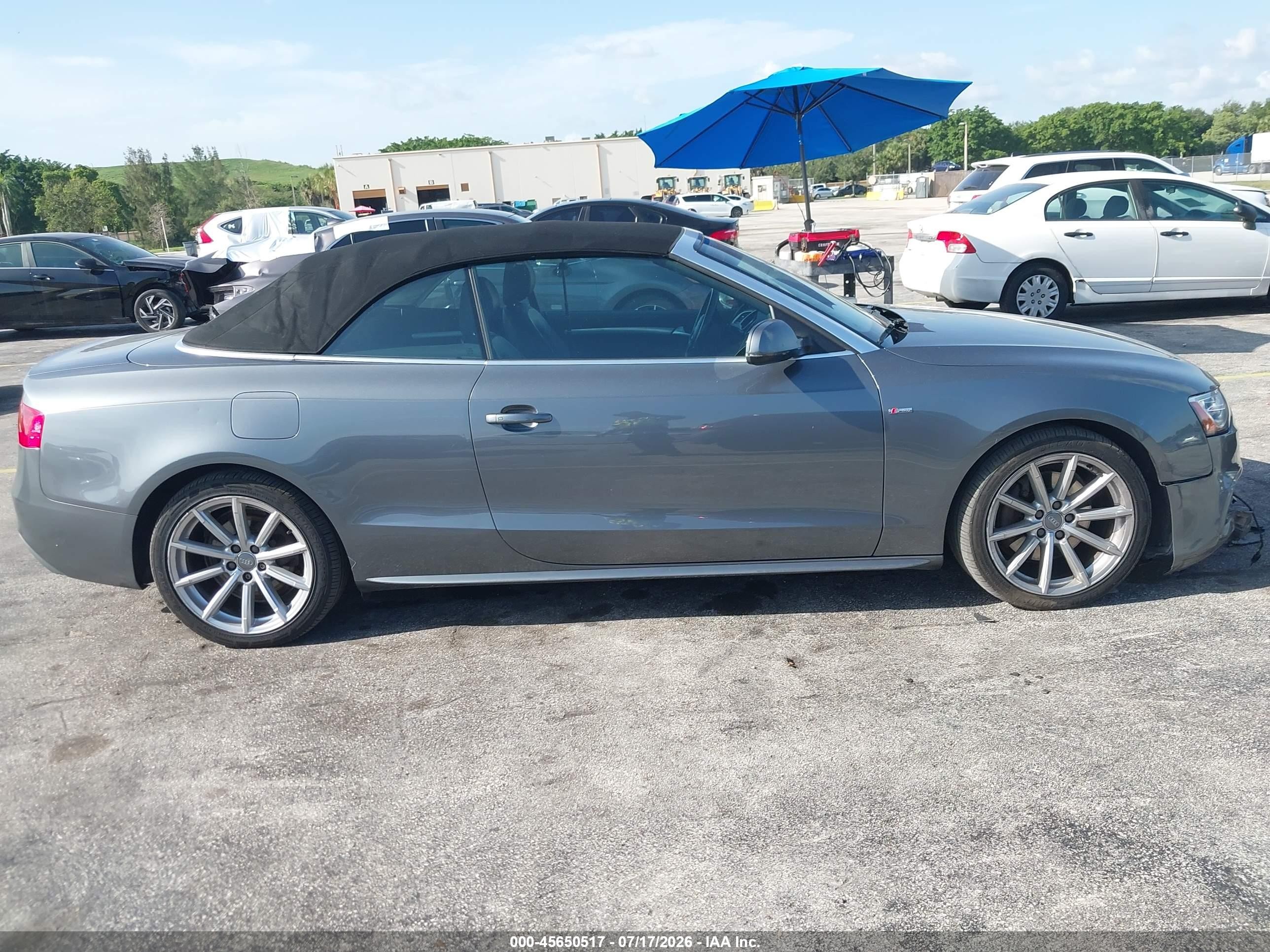 2015 Audi A5 2.0t Premium Gray vin: WAUMFAFH3FN001610