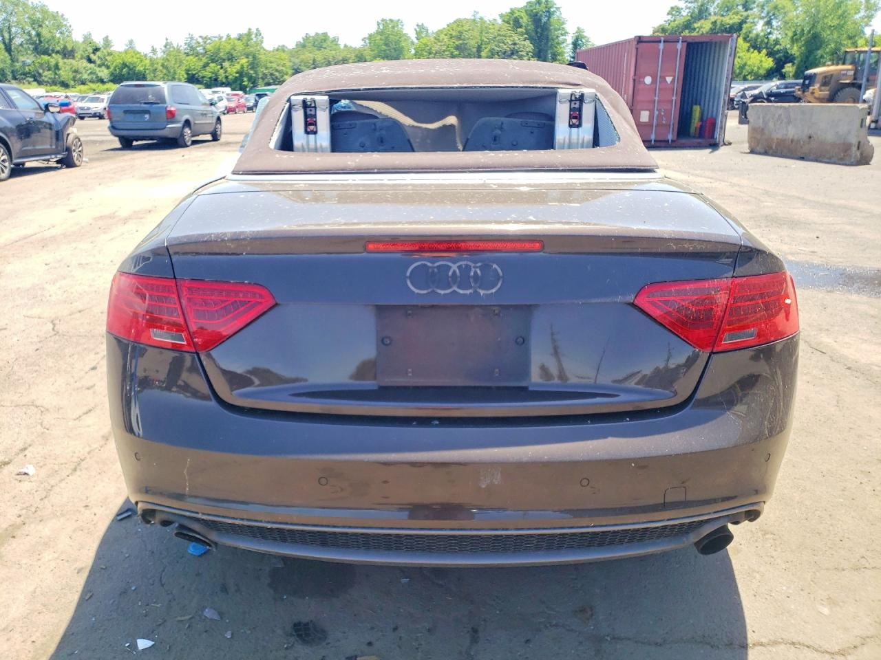 2015 Audi A5 Premium Plus Brown vin: WAUMFAFH3FN001784