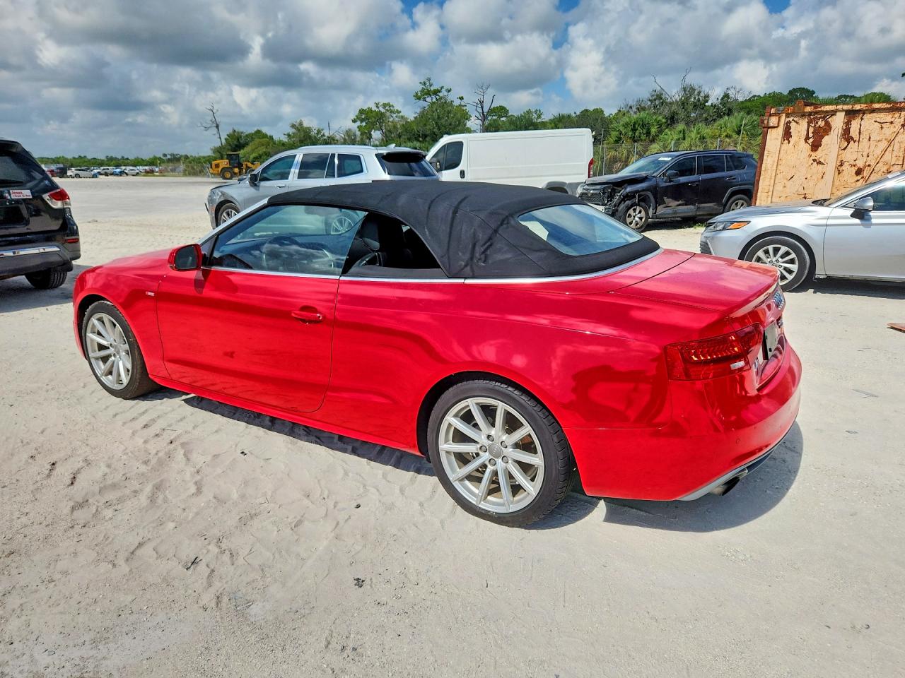 2015 Audi A5 Premium Plus Red vin: WAUMFAFH4FN013264