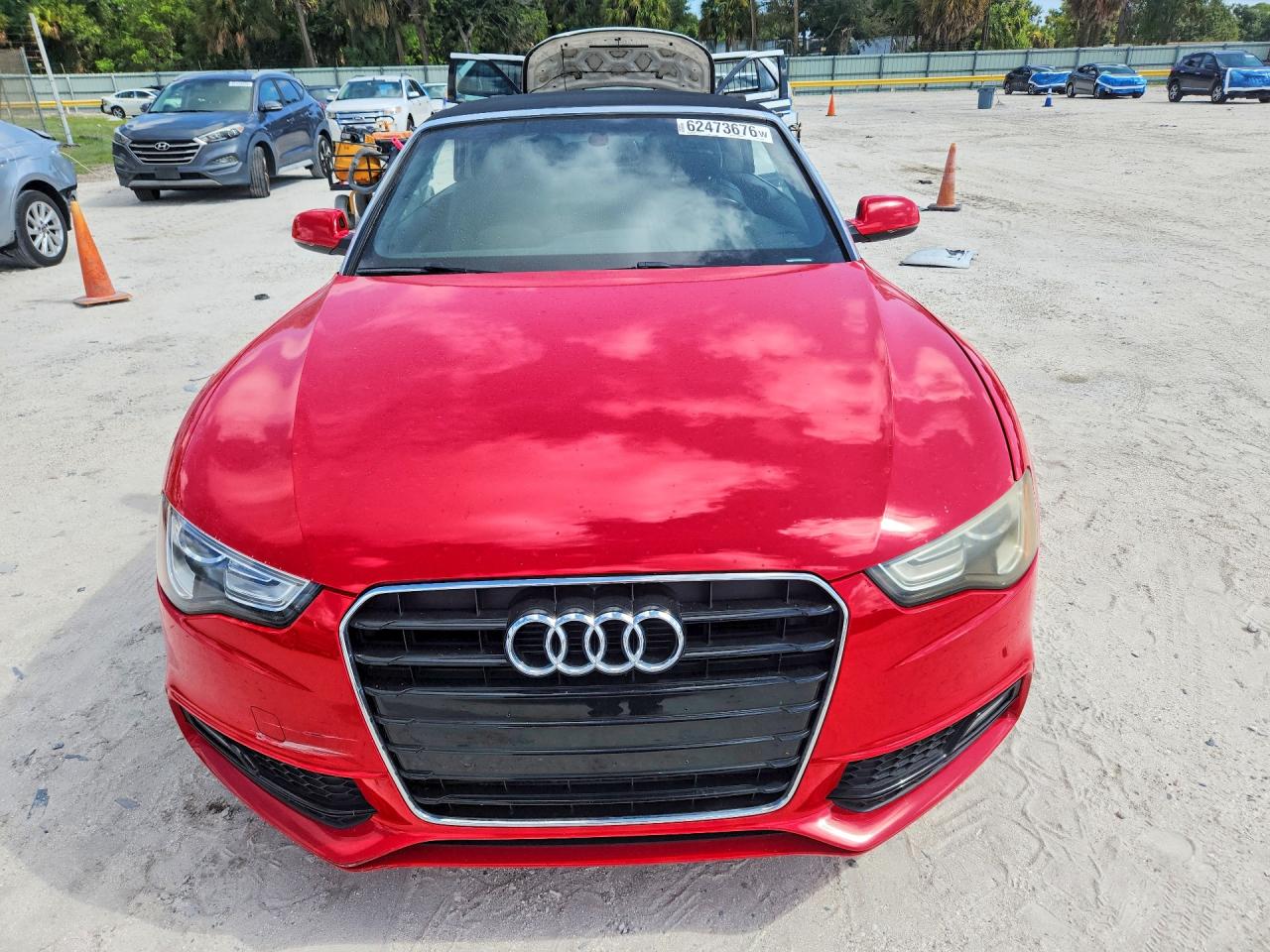2015 Audi A5 Premium Plus Red vin: WAUMFAFH4FN013264