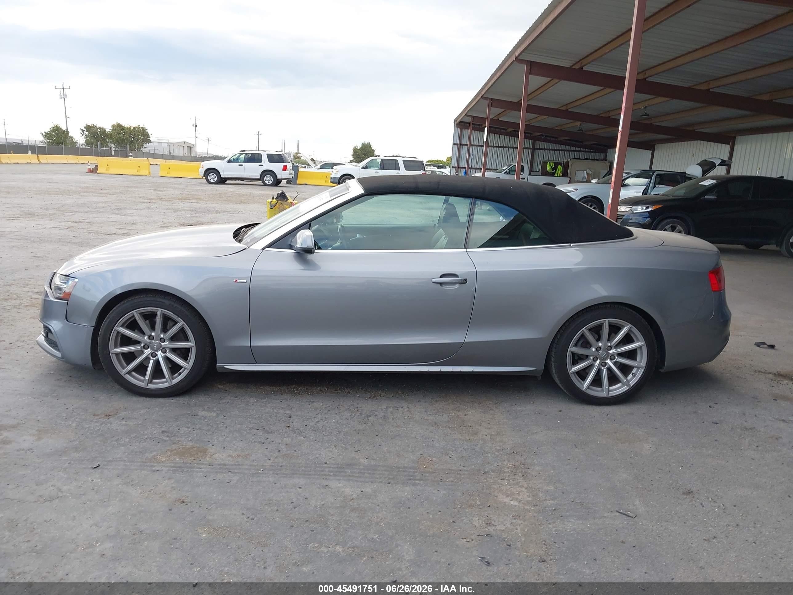 2015 Audi A5 2.0t Premium Gray vin: WAUMFAFH5FN005061