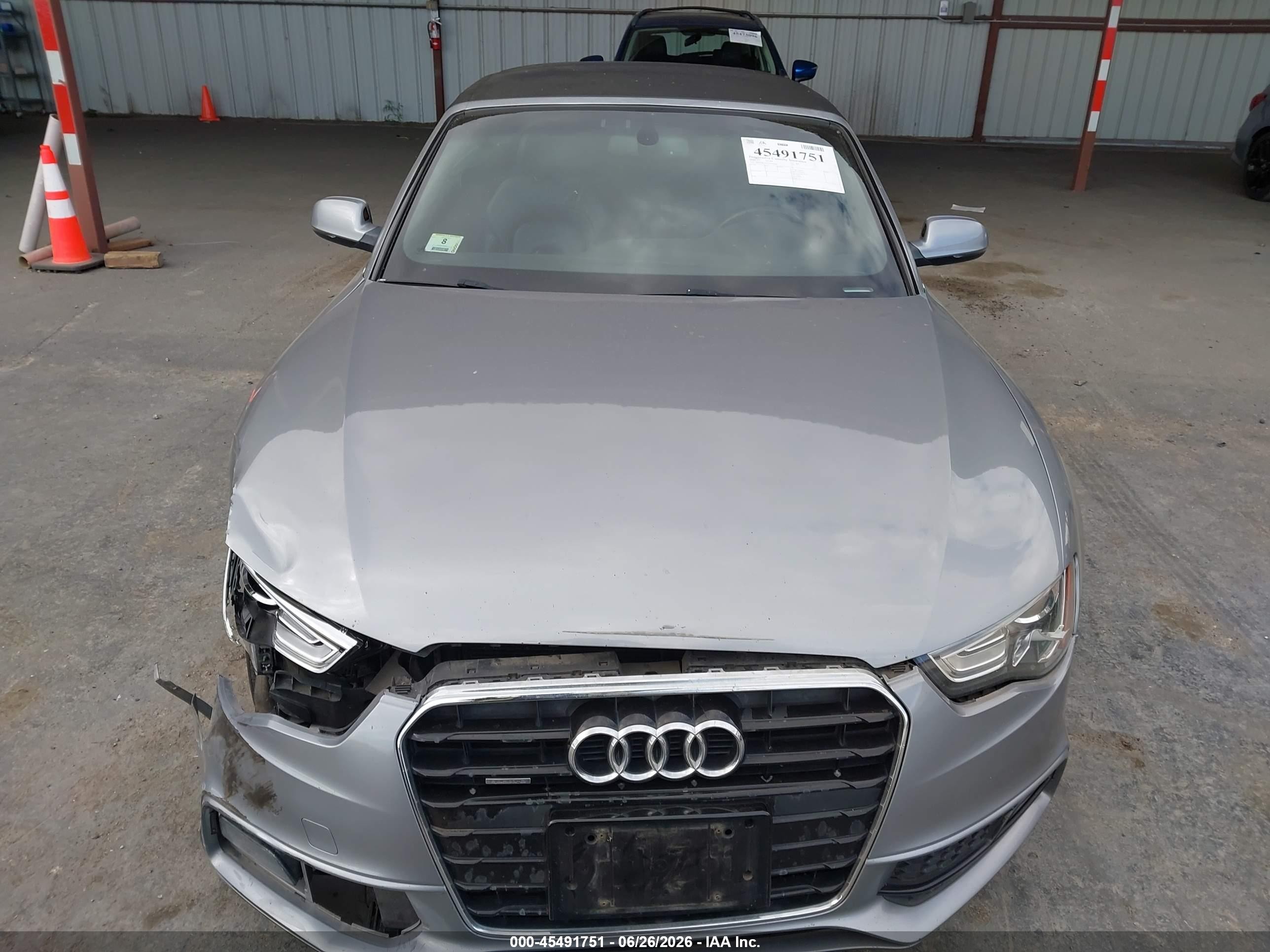 2015 Audi A5 2.0t Premium Gray vin: WAUMFAFH5FN005061