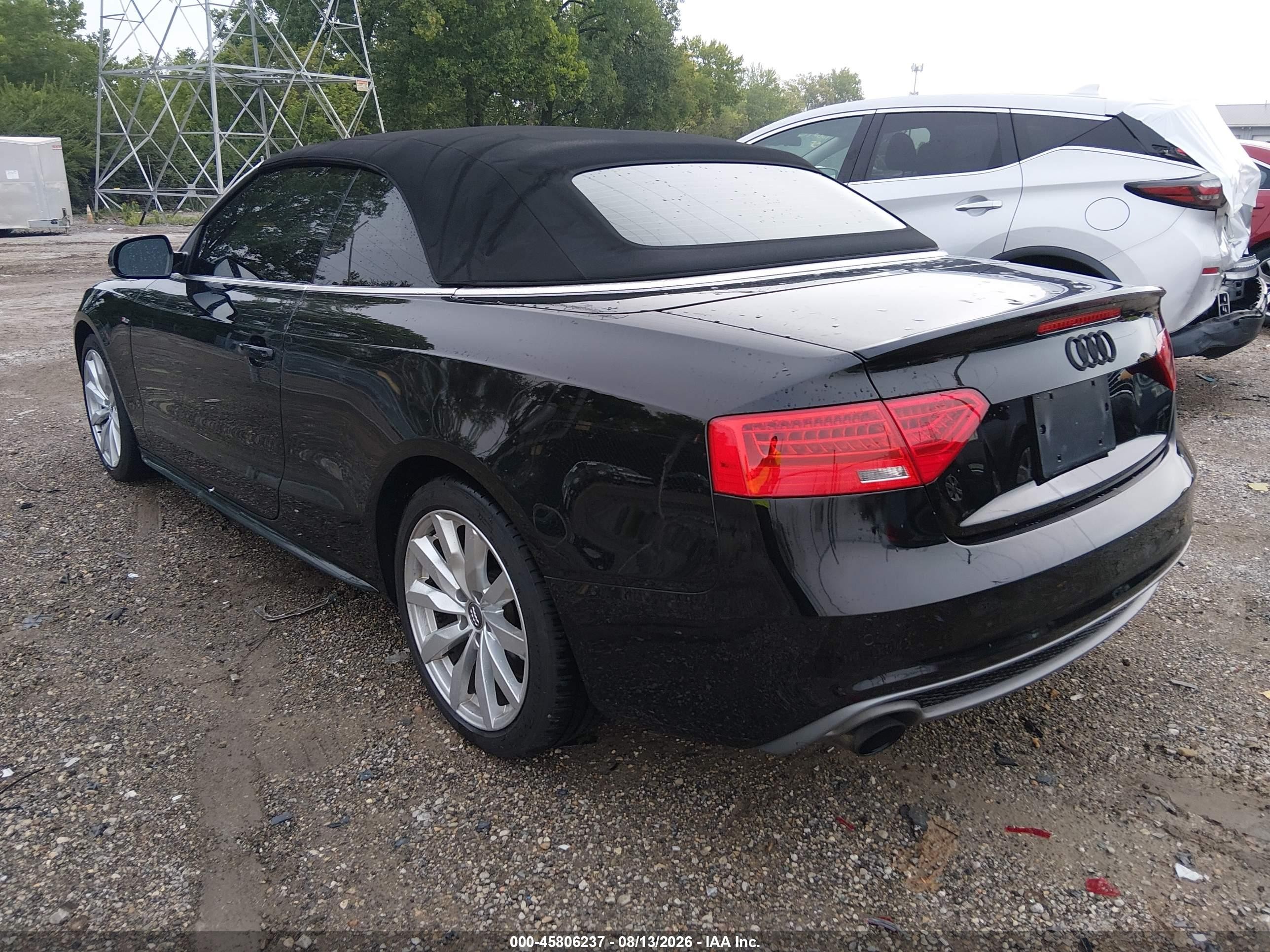 2015 Audi A5 2.0t Premium Black vin: WAUMFAFH5FN006954