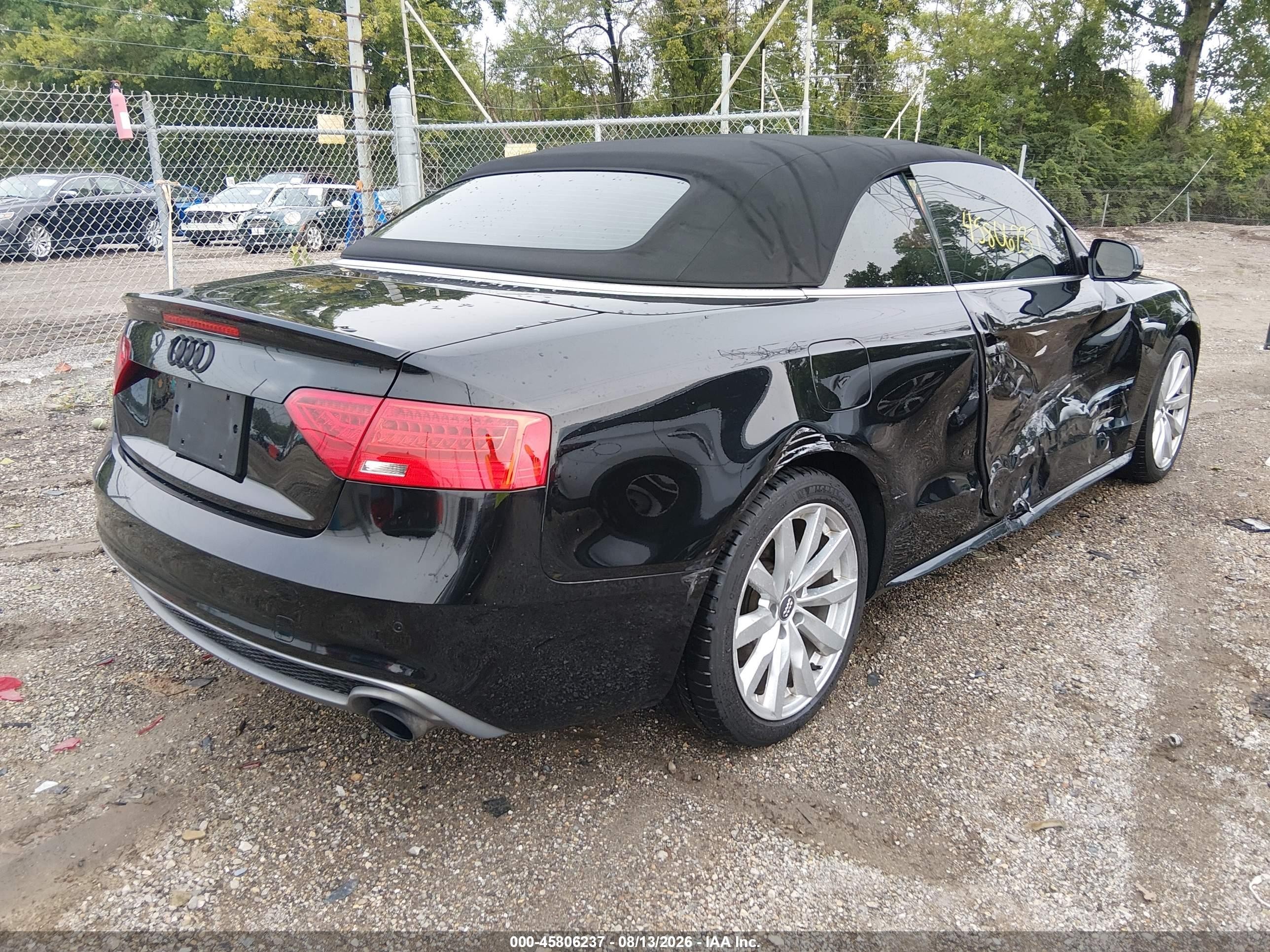 2015 Audi A5 2.0t Premium Black vin: WAUMFAFH5FN006954