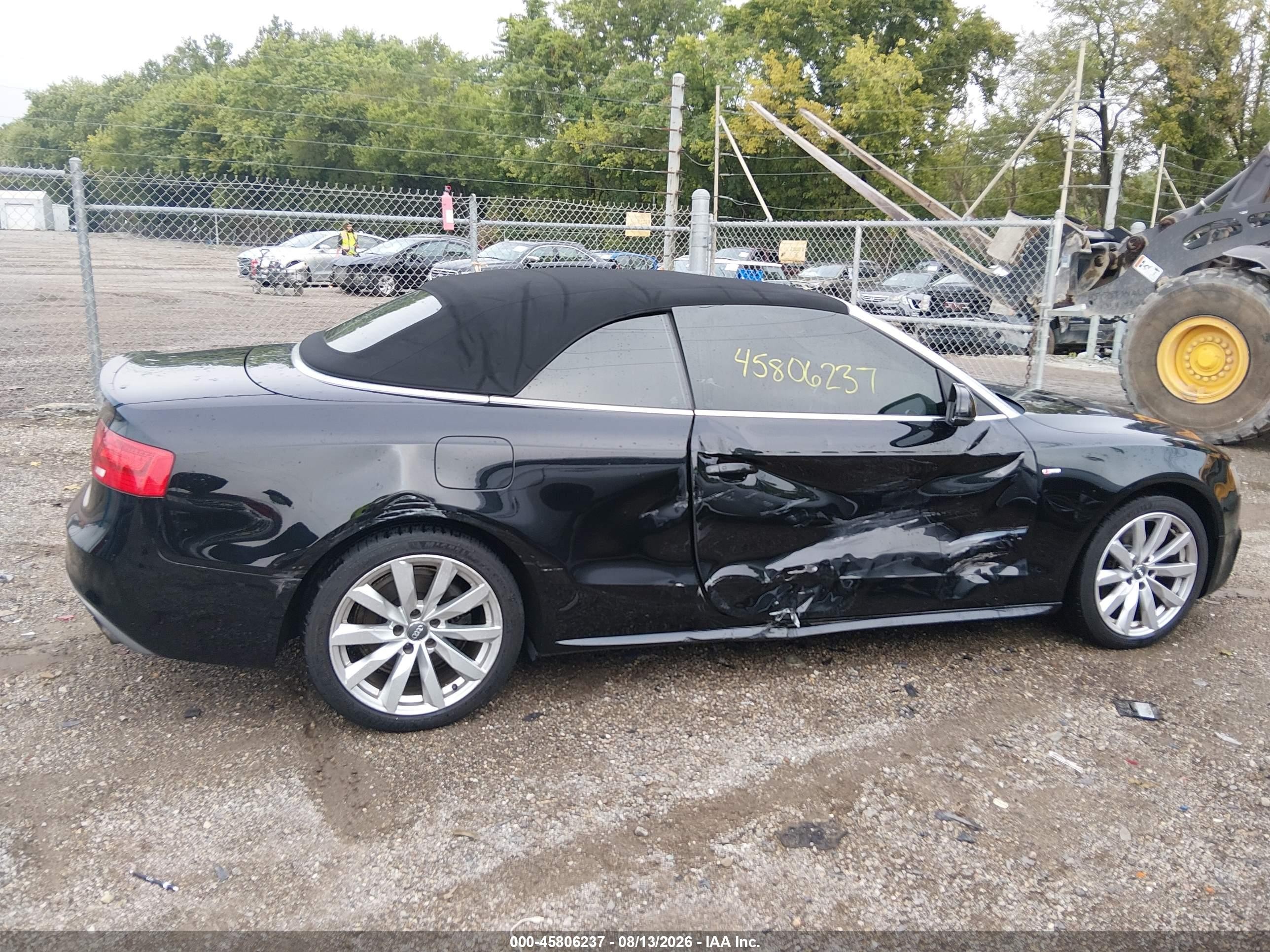 2015 Audi A5 2.0t Premium Black vin: WAUMFAFH5FN006954