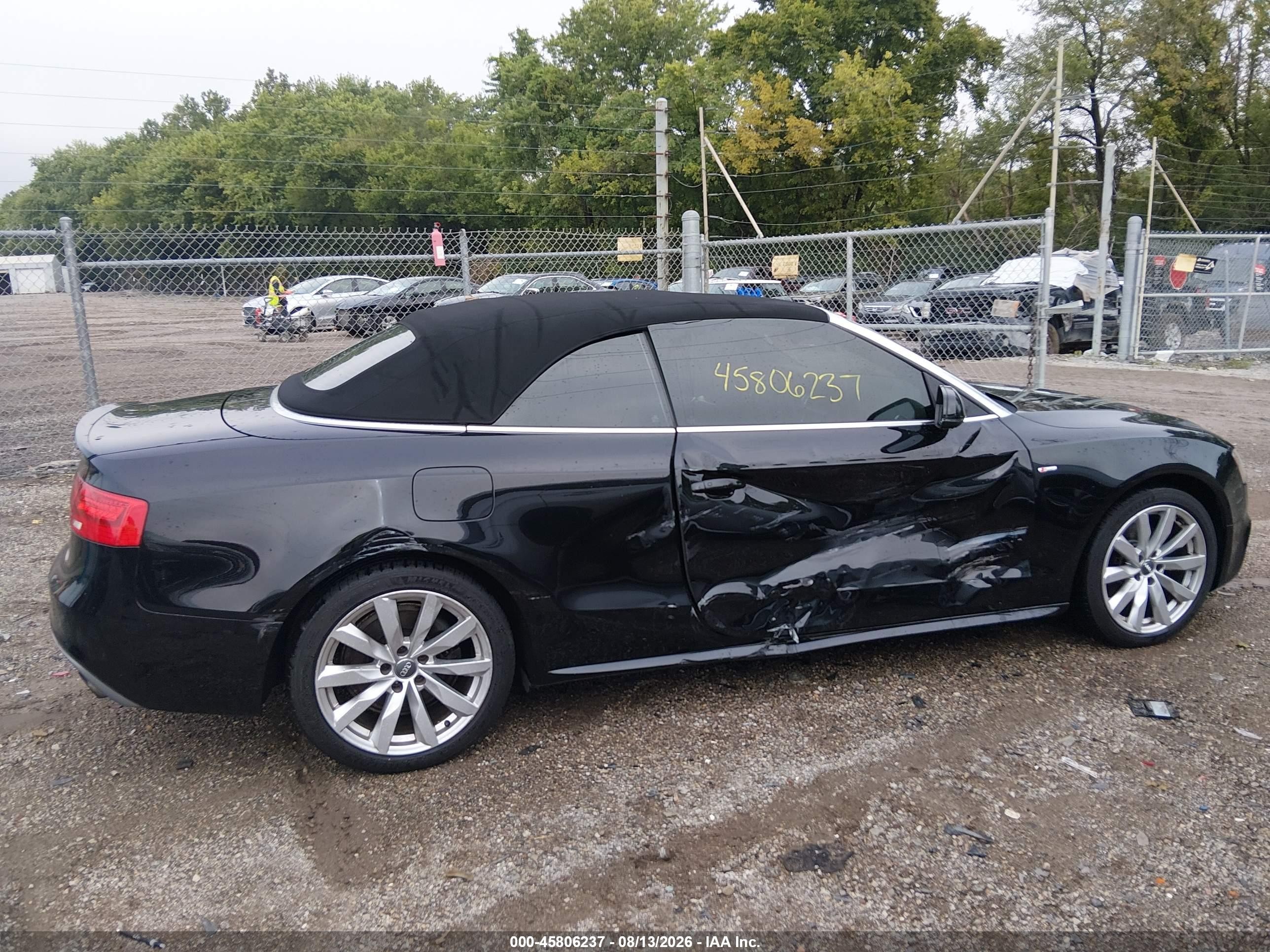2015 Audi A5 2.0t Premium Black vin: WAUMFAFH5FN006954