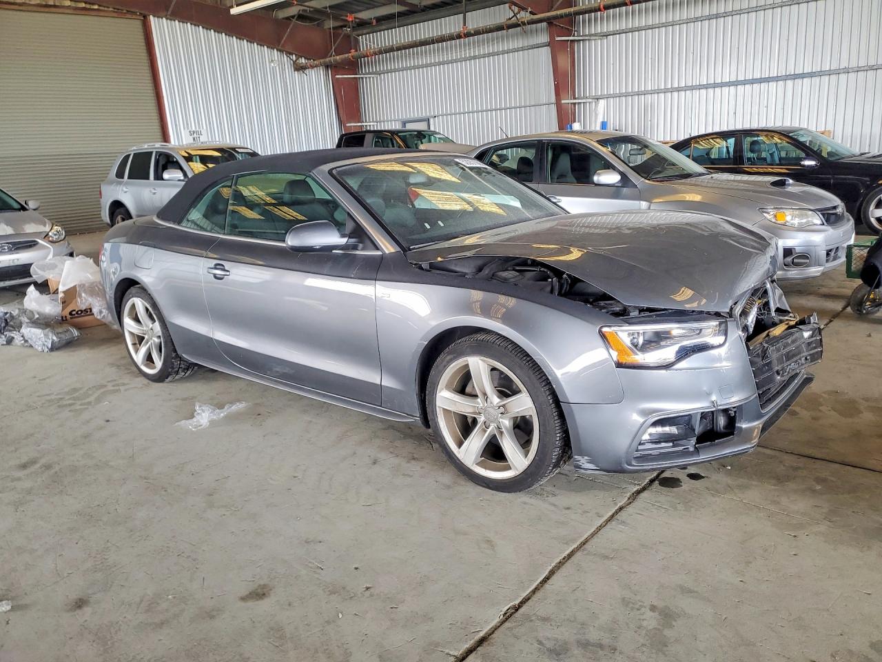 2015 Audi A5 Premium Plus Gray vin: WAUMFAFH7FN007796