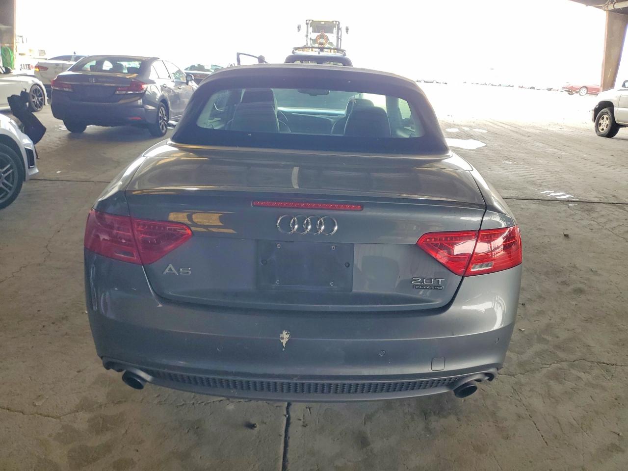 2015 Audi A5 Premium Plus Gray vin: WAUMFAFH7FN007796