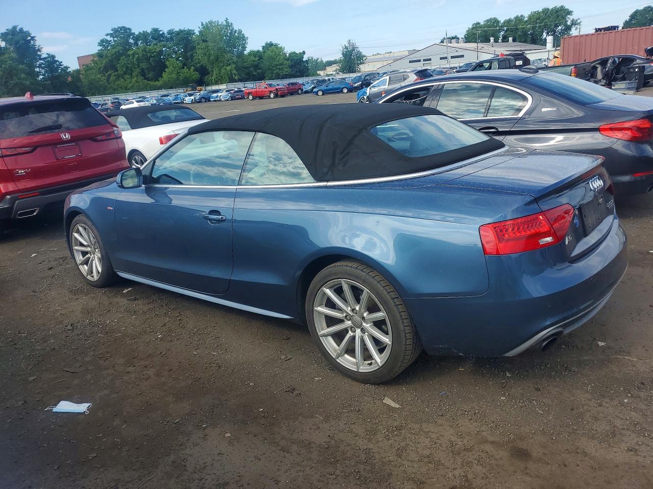 2015 Audi A5 Premium Plus Blue vin: WAUMFAFH8FN005460