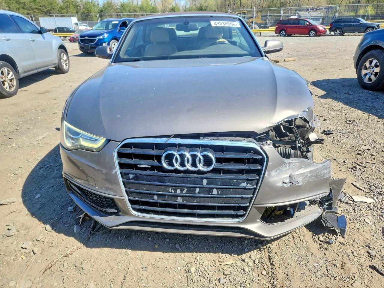 2015 Audi A5 Premium Plus Gray vin: WAUMFAFH8FN010044